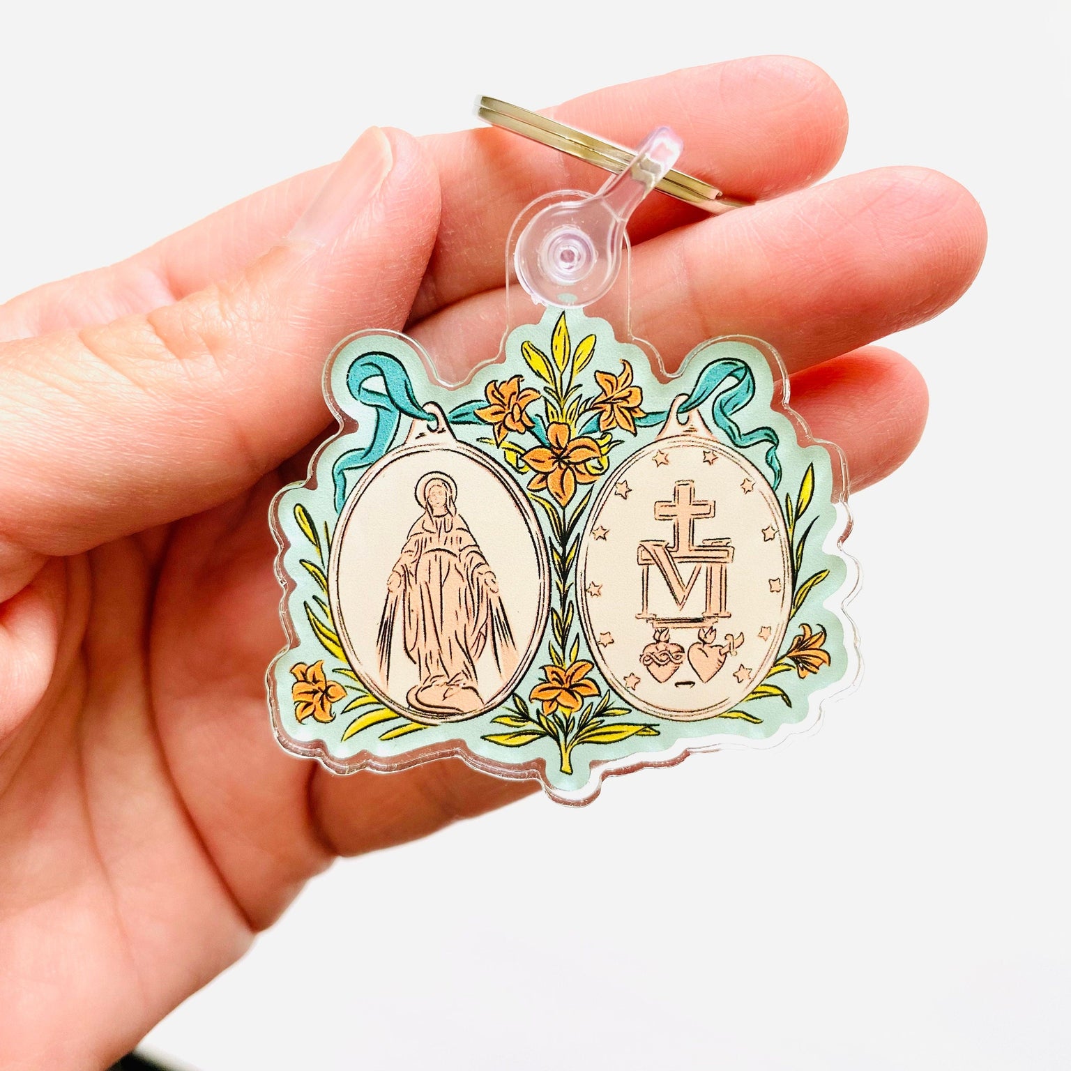 Miraculous Medal Keychain