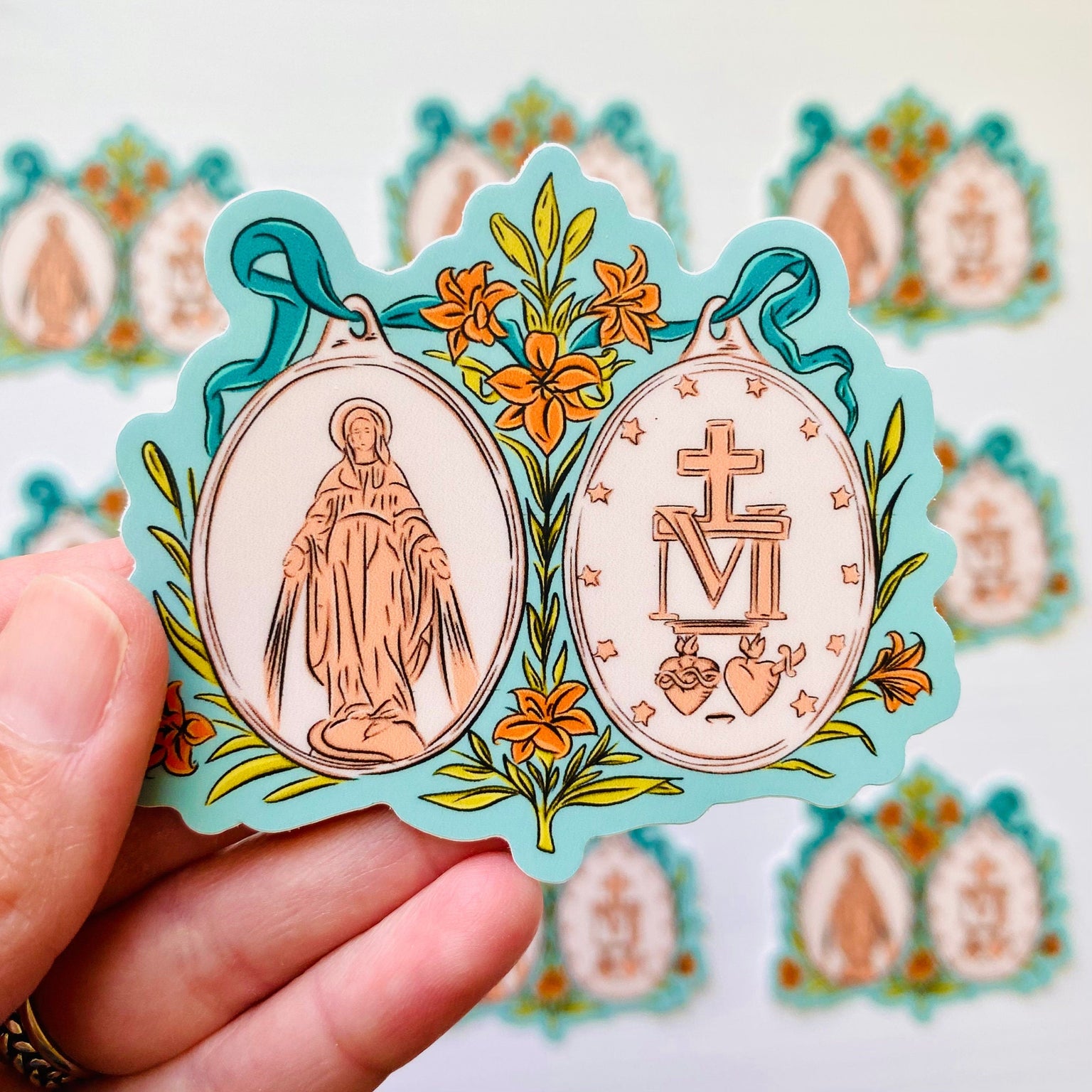 Miraculous Medal Sticker