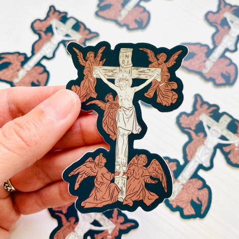 Crucifix Sticker