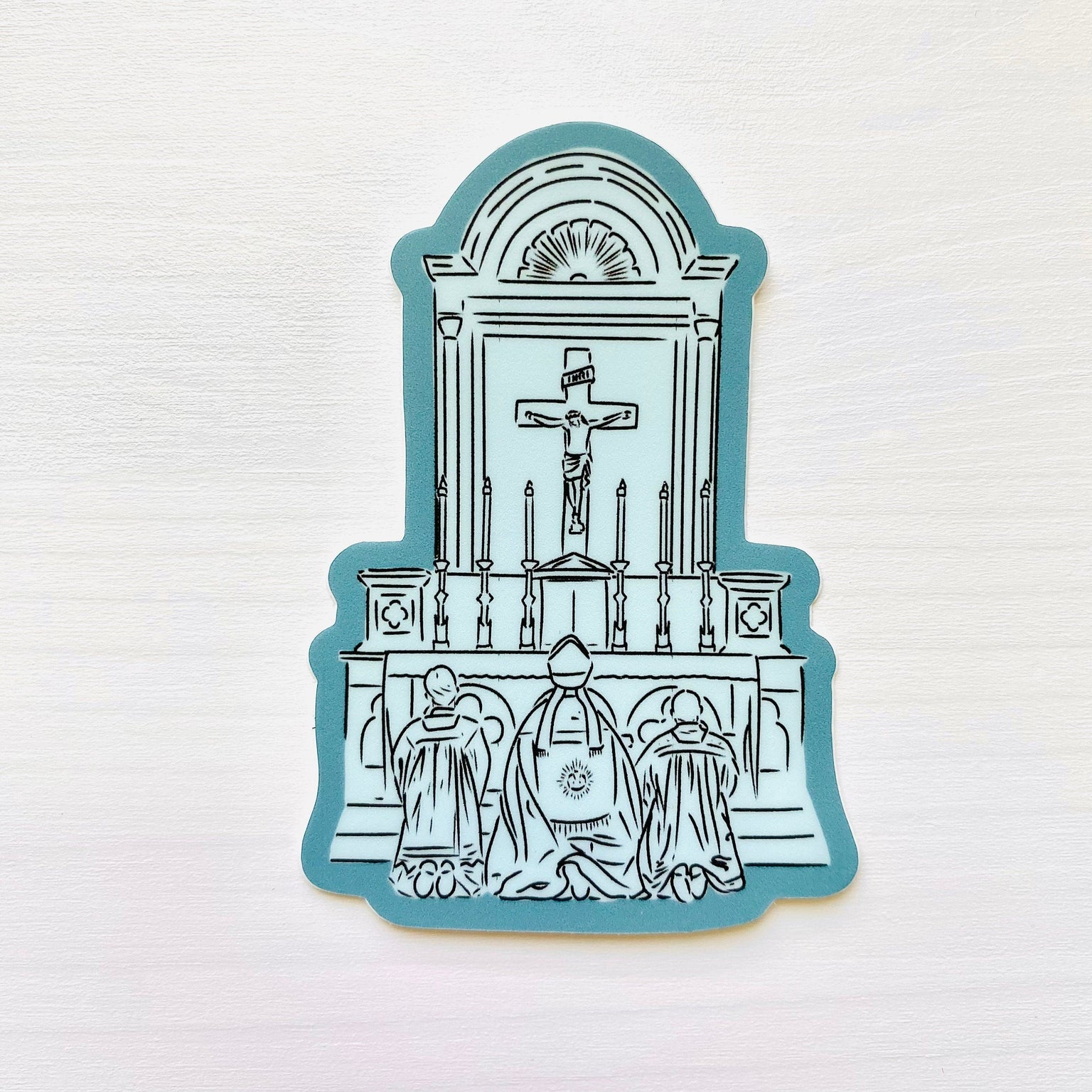 Traditional Latin Mass Altar Sticker