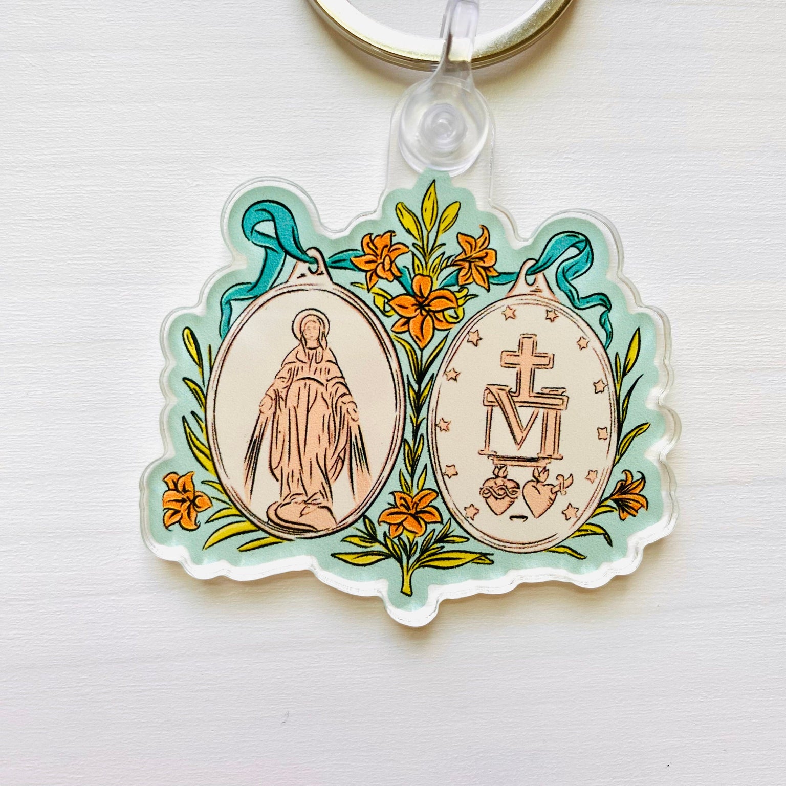 Miraculous Medal Keychain