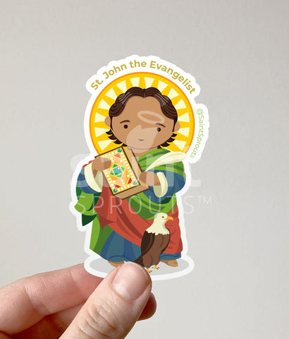 St. John the Evangelist Sticker