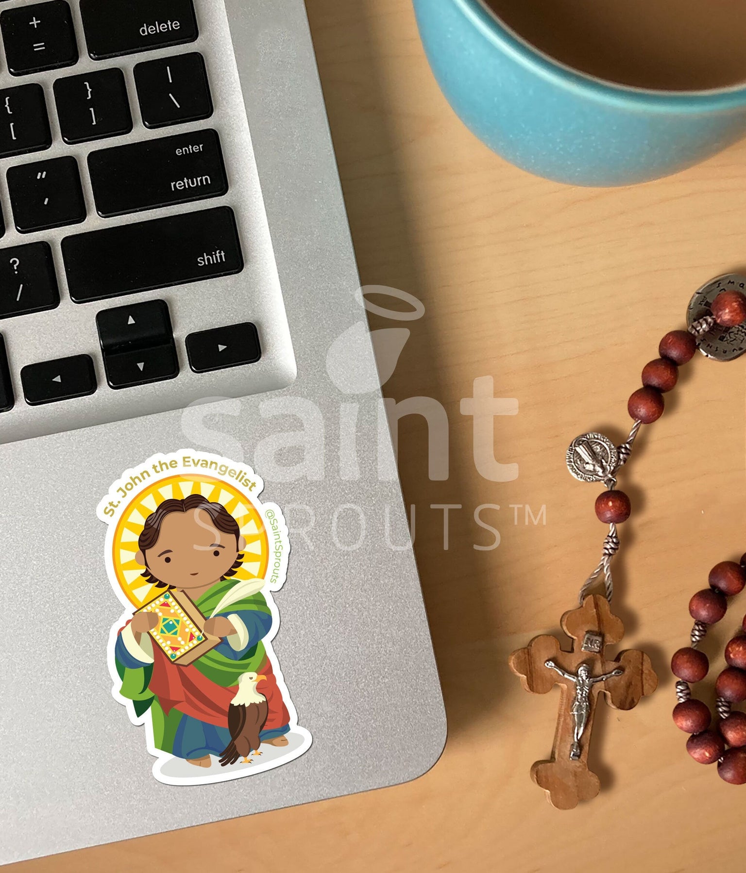 St. John the Evangelist Sticker