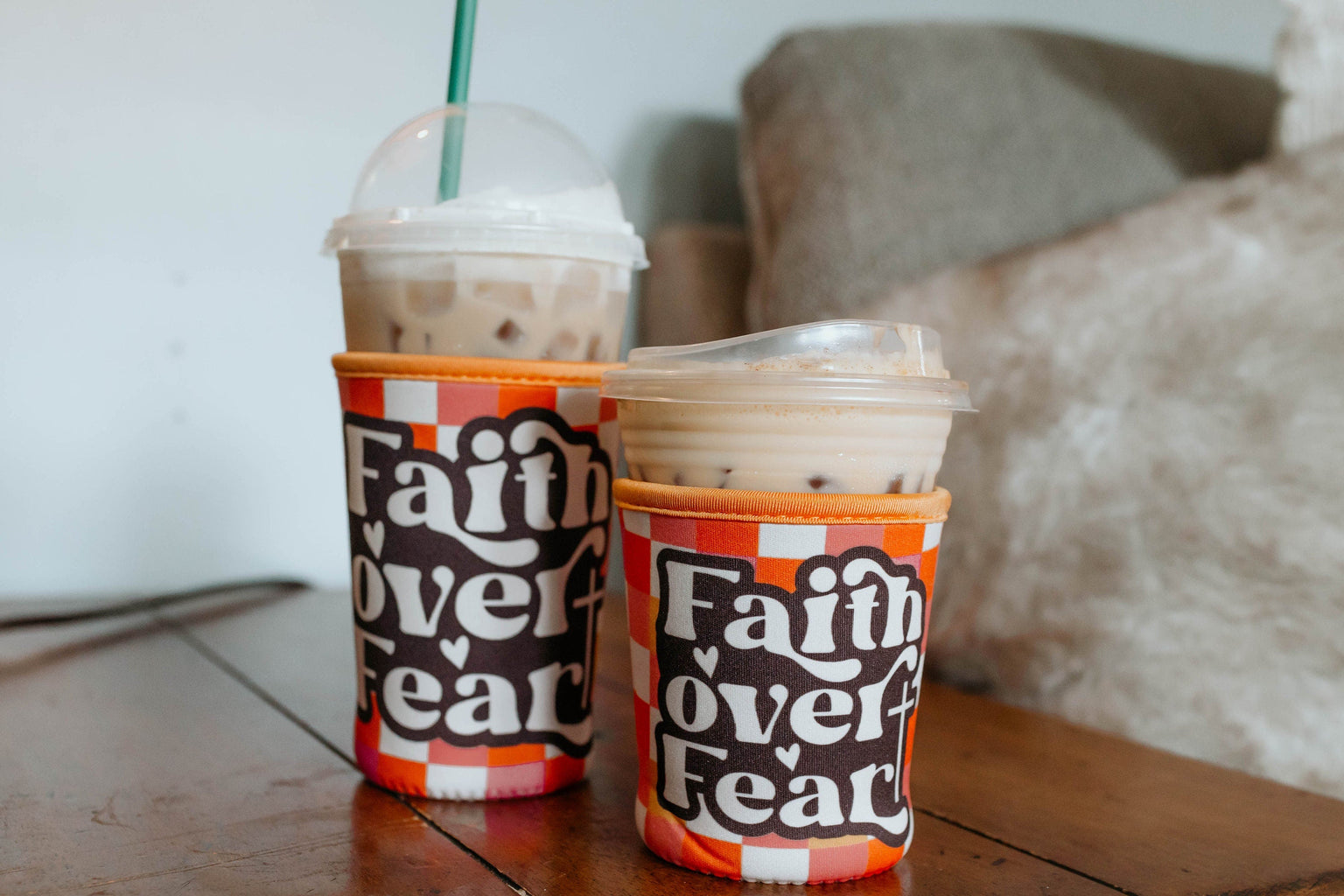 Faith Over Fear Coffee Sleeve