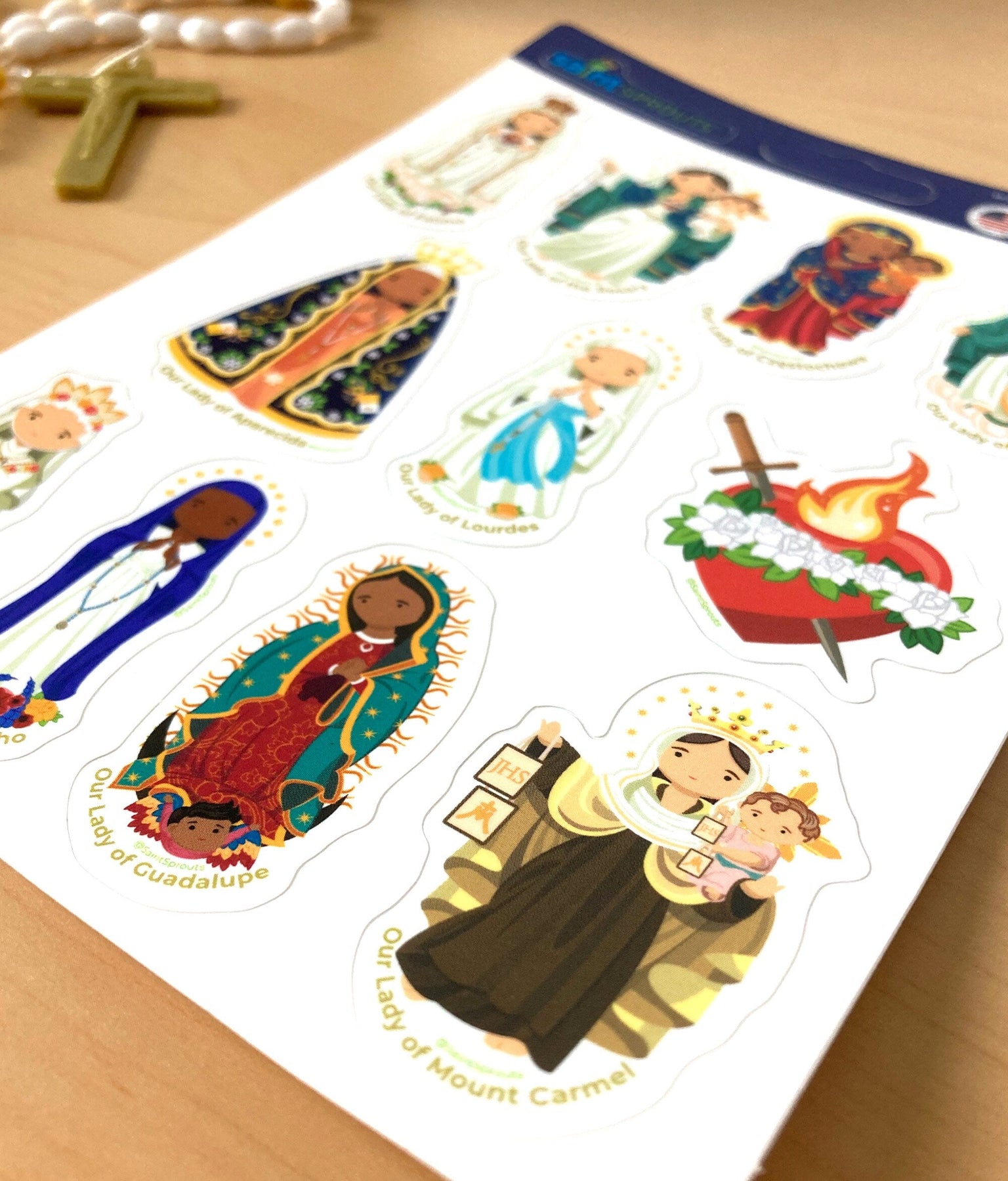 Marian Sticker Sheet