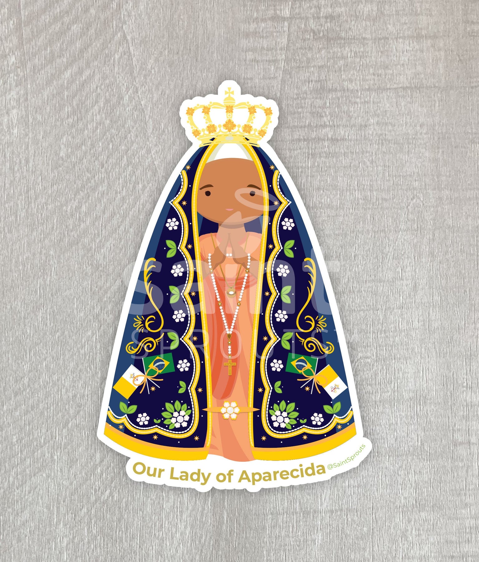 Our Lady of Aparecida Catholic Sticker
