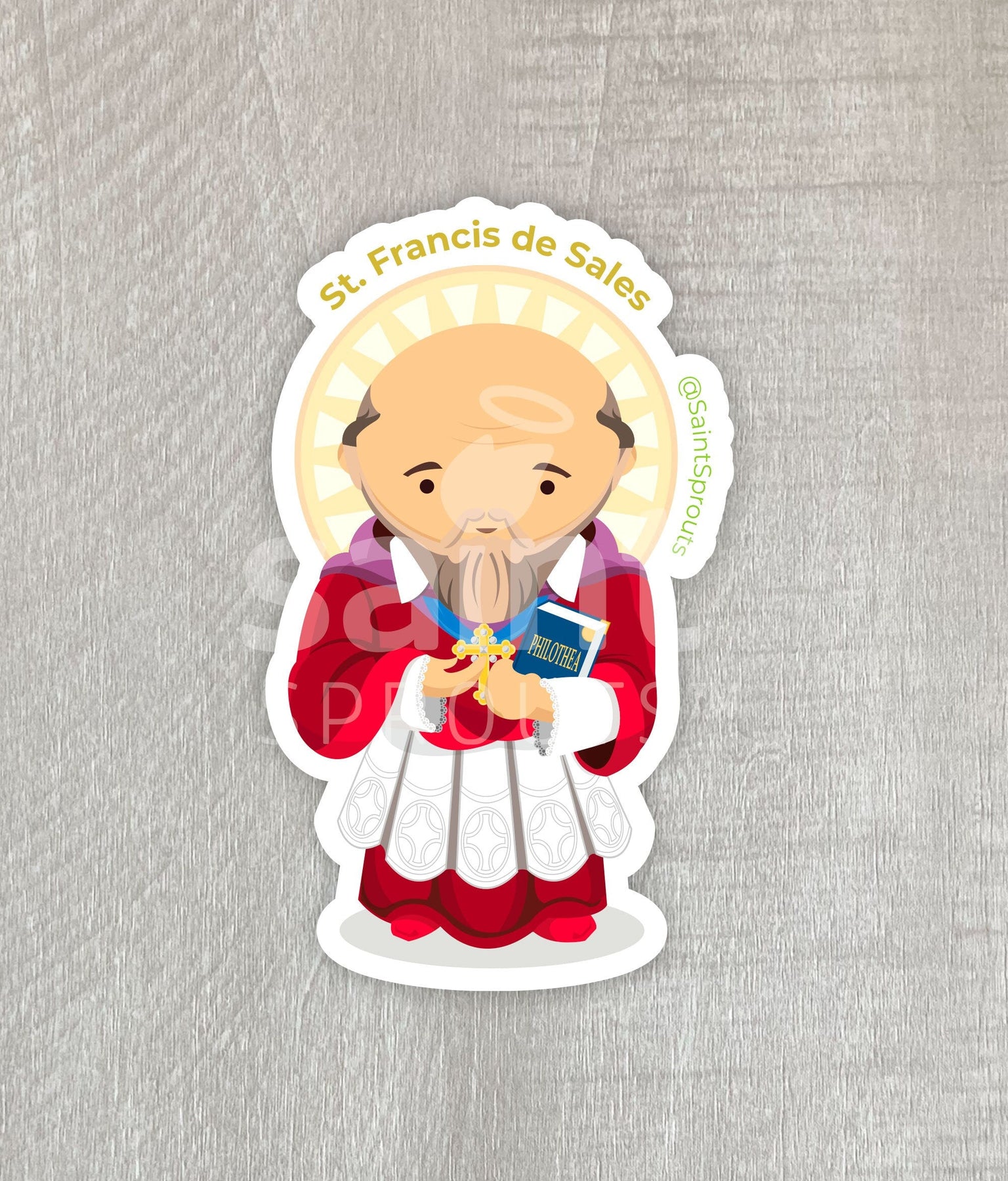 St. Francis De Sales Sticker