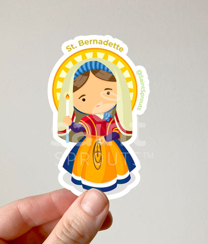 St. Bernadette Sticker