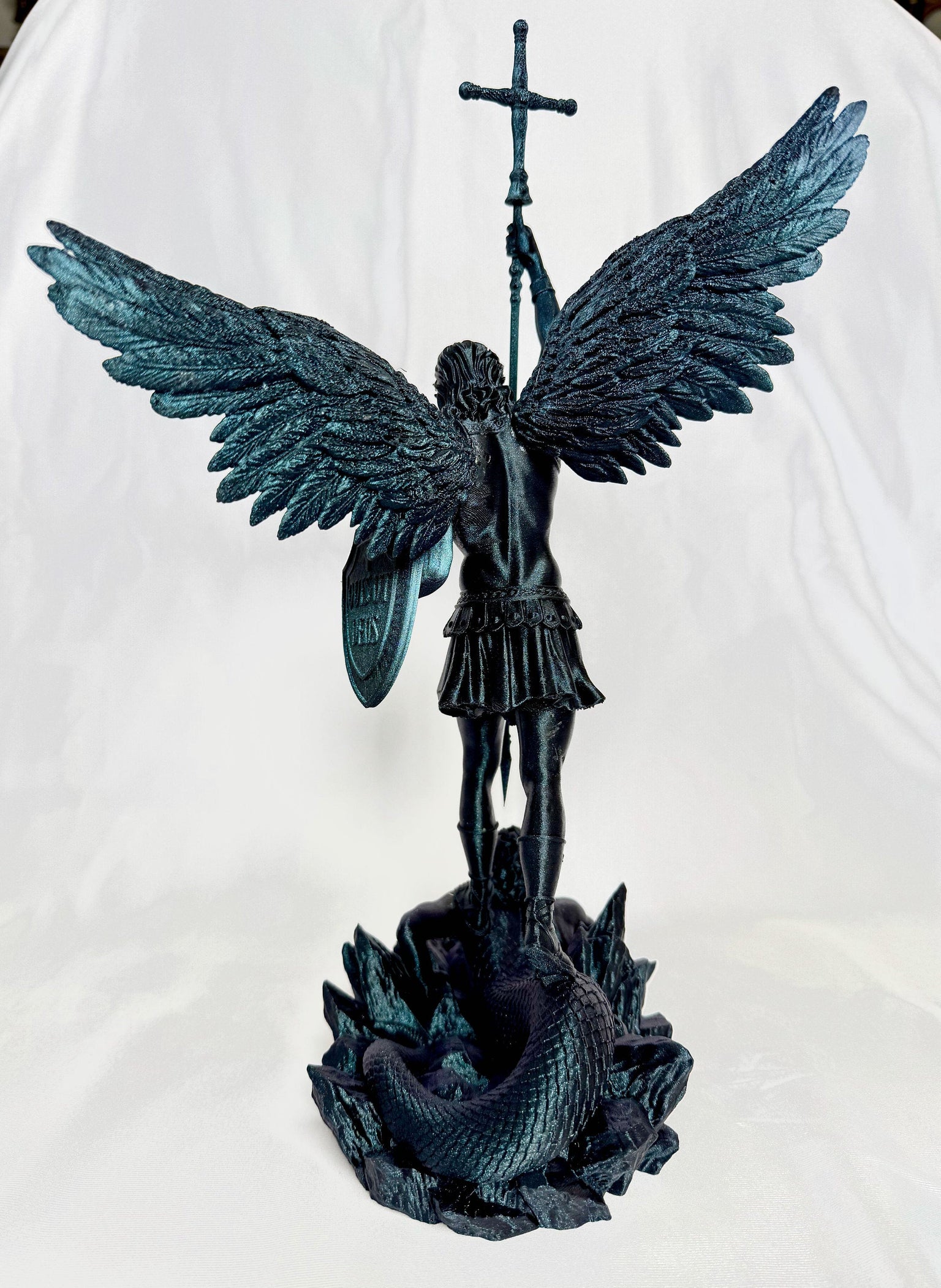 St. Michael the Archangel Statue 3D Printed