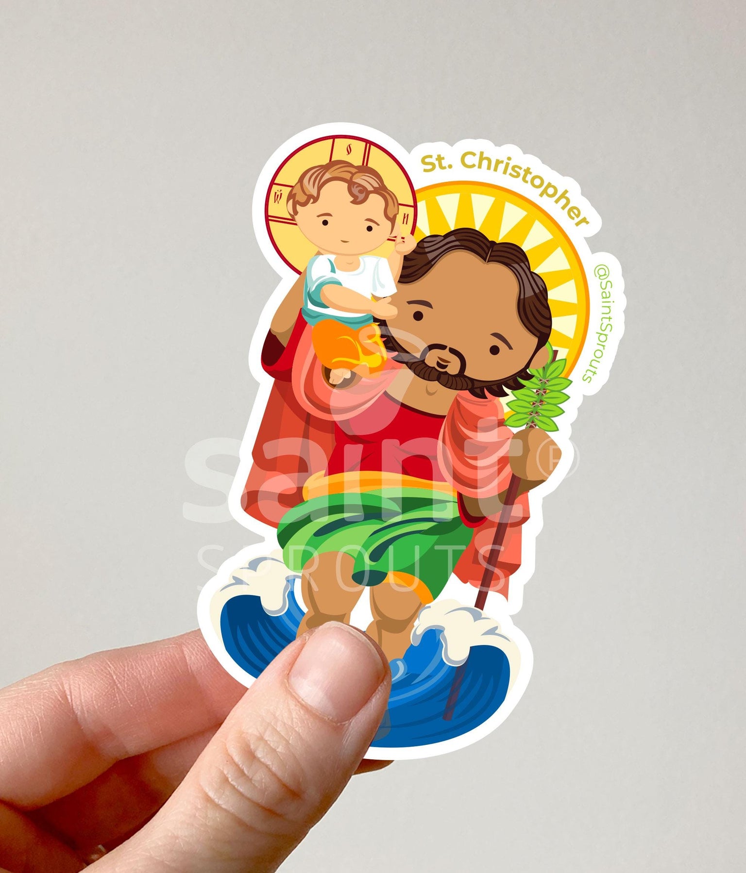 St. Christopher Sticker