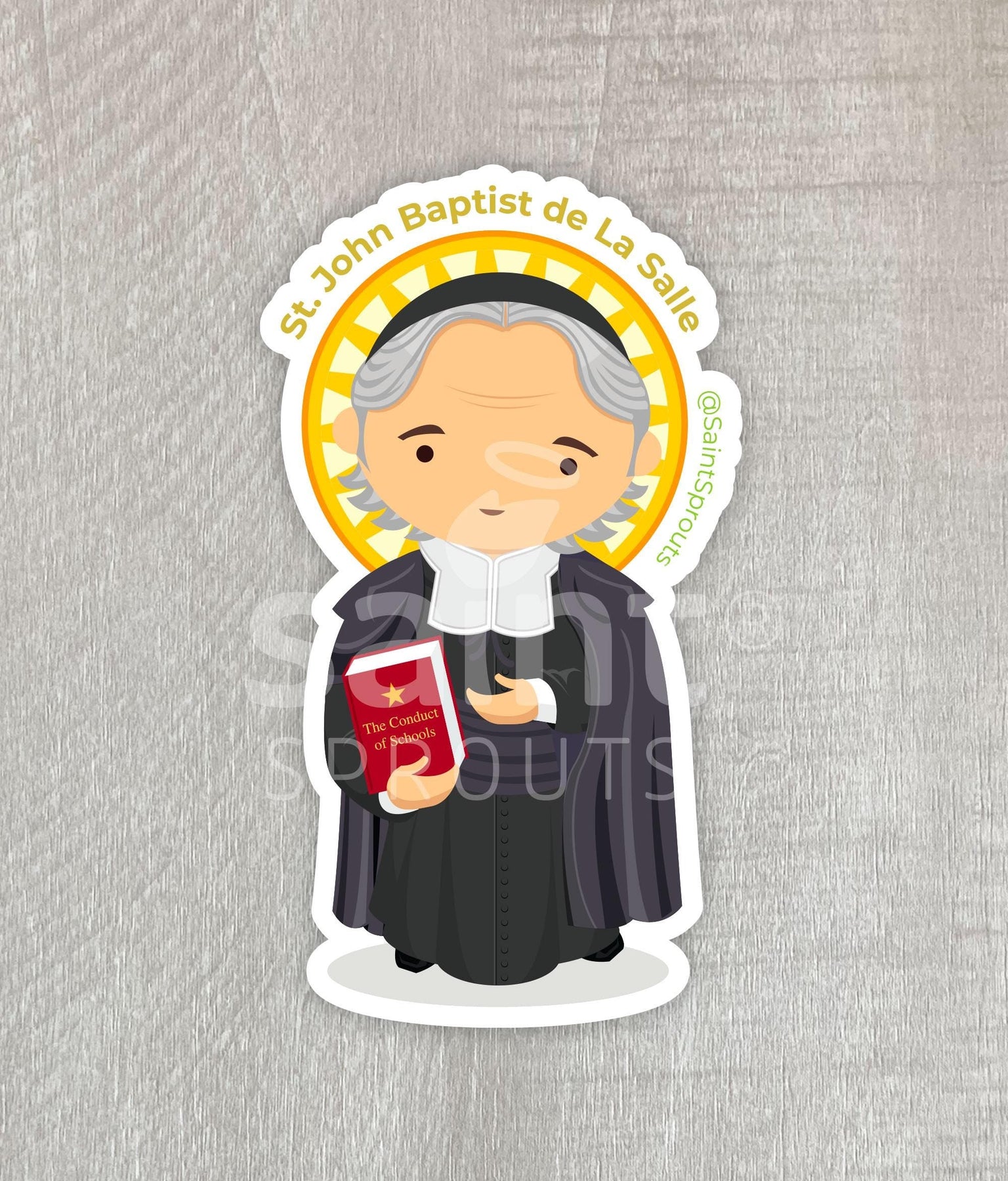 St. John Baptist de LaSalle Sticker