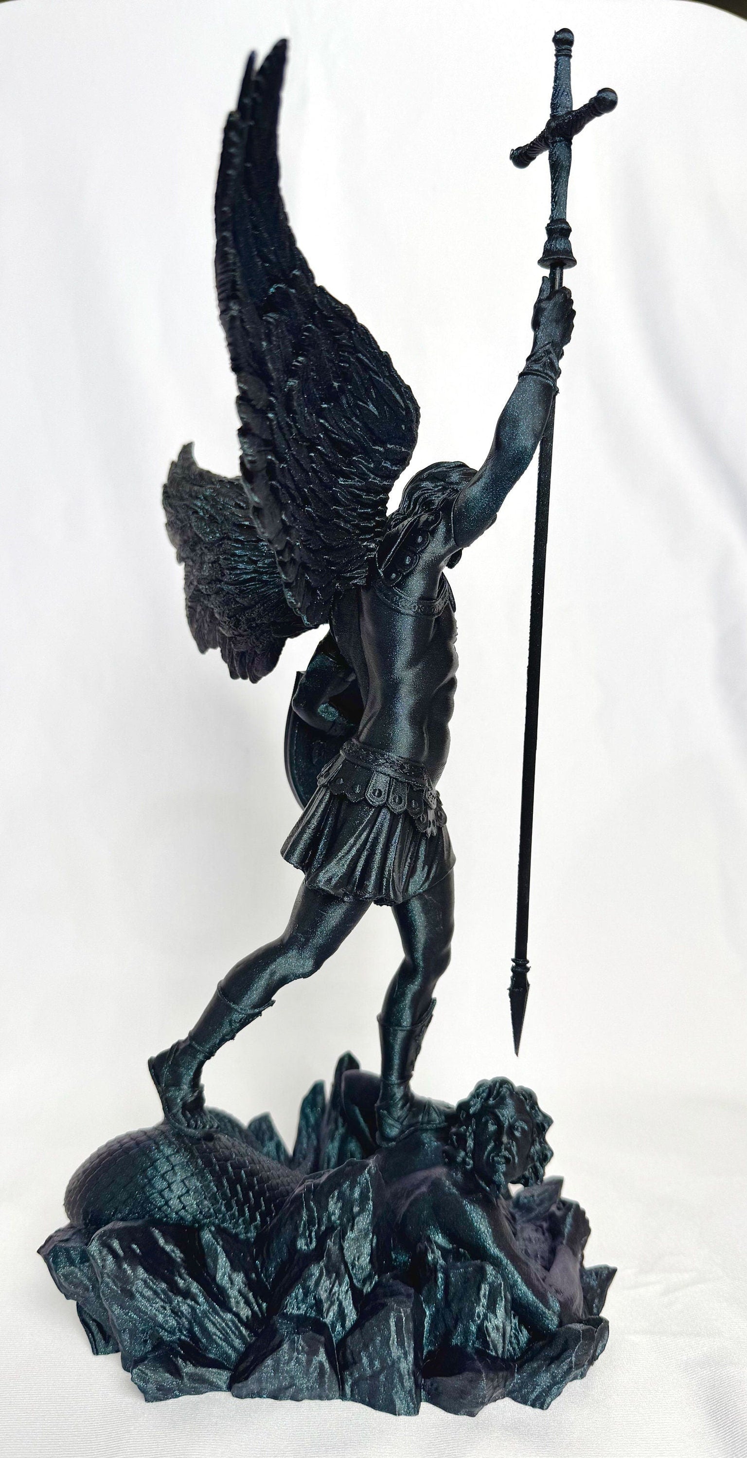 St. Michael the Archangel Statue 3D Printed