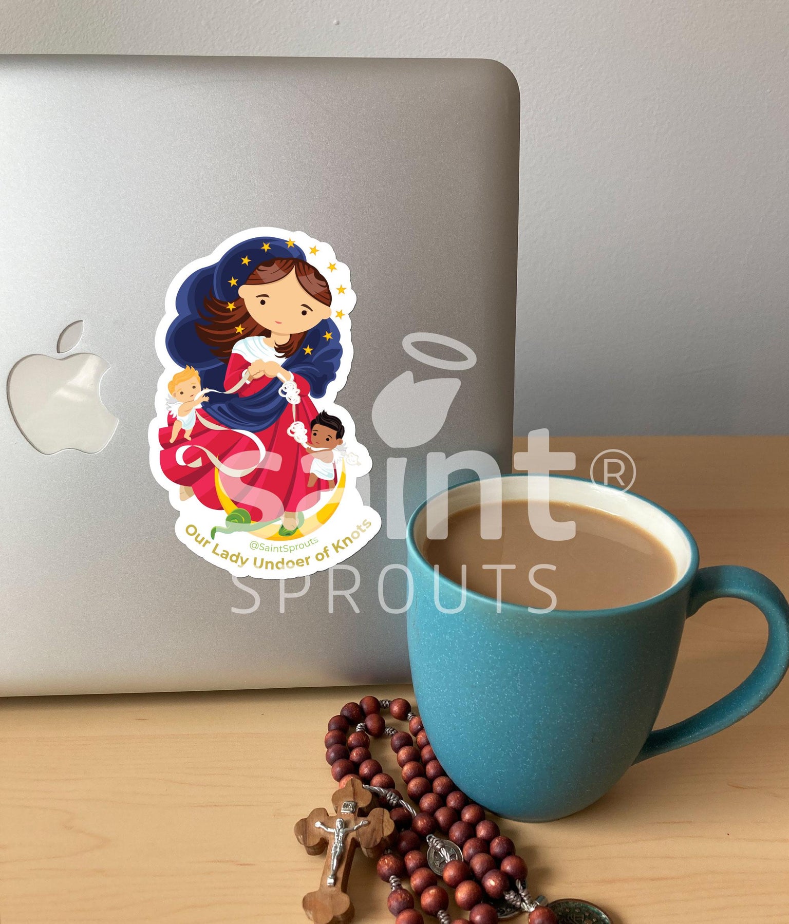 Our Lady Undoer of Knots Sticker / Our Lady Untier of Knots Sticker