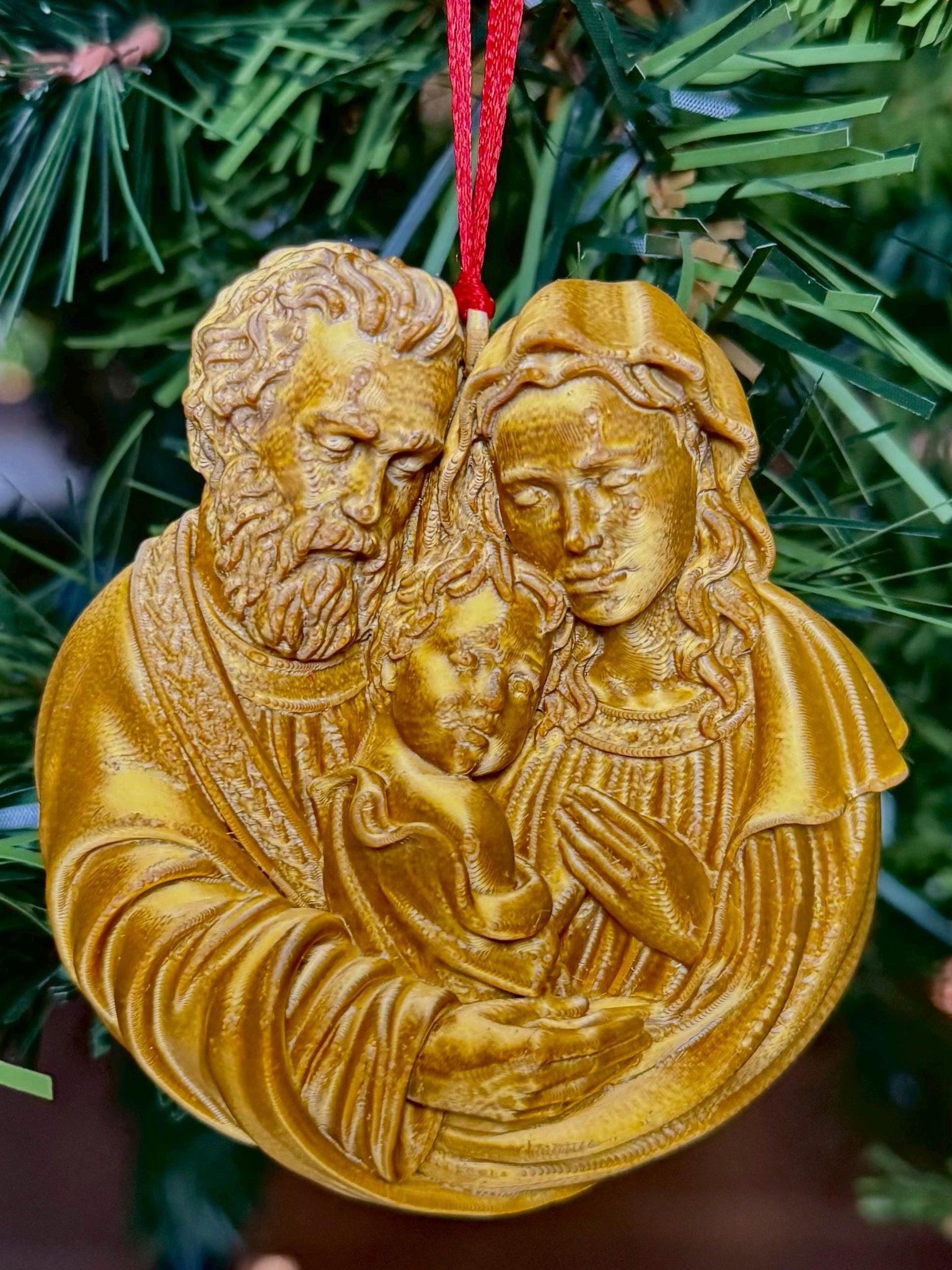Holy Family Christmas Ornament