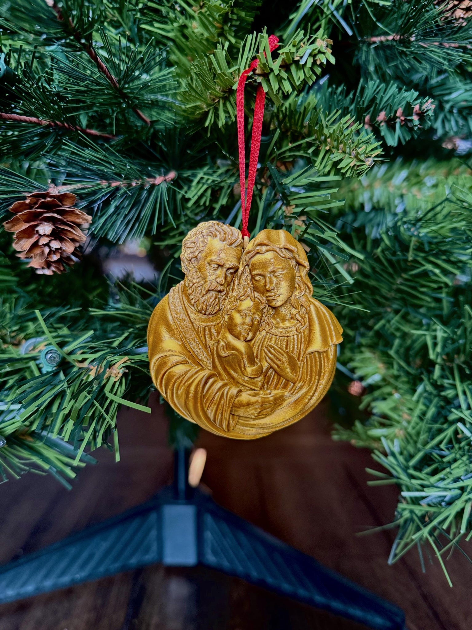 Holy Family Christmas Ornament