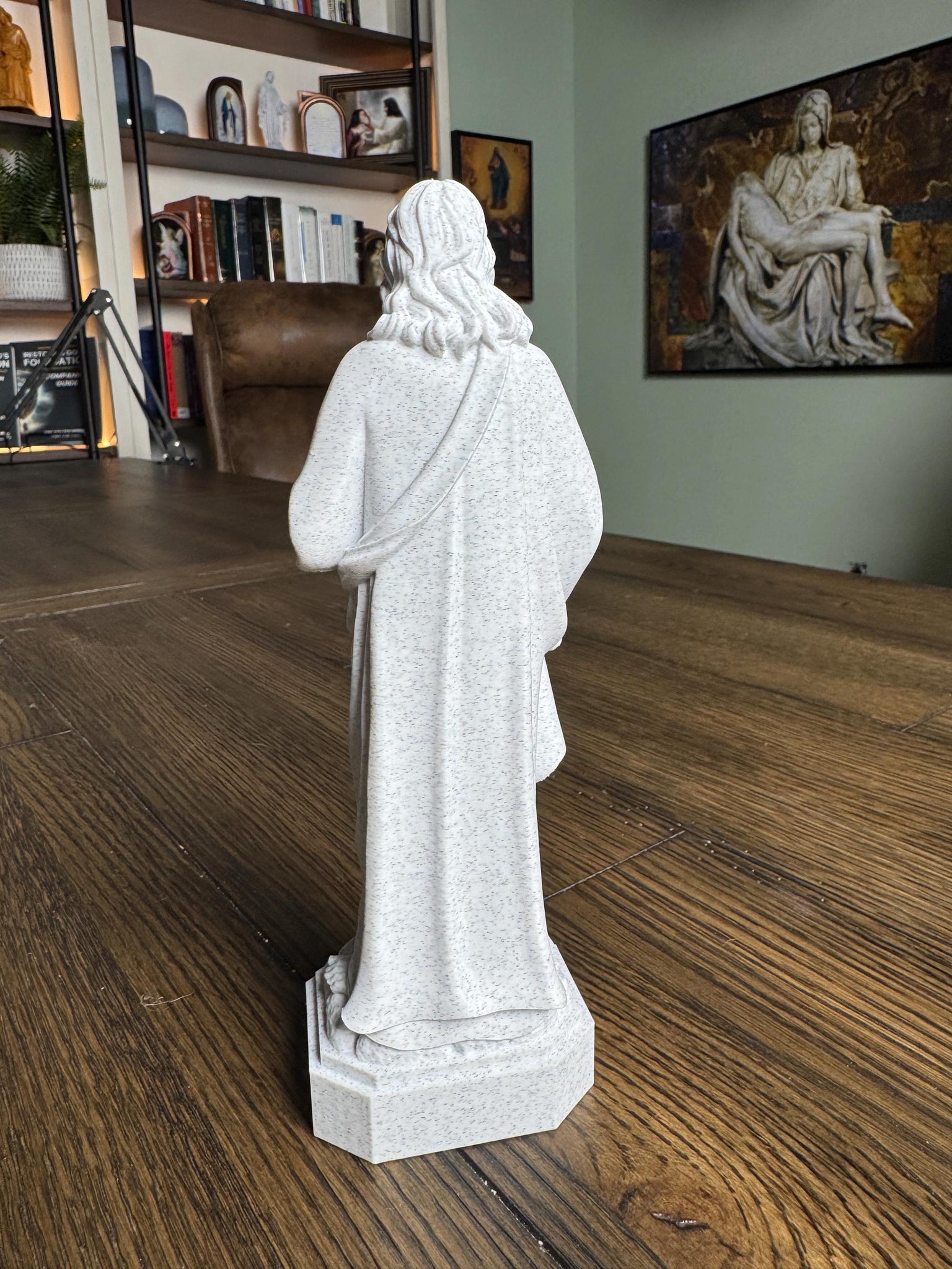Sacred Heart of Jesus 3D Printed Statue