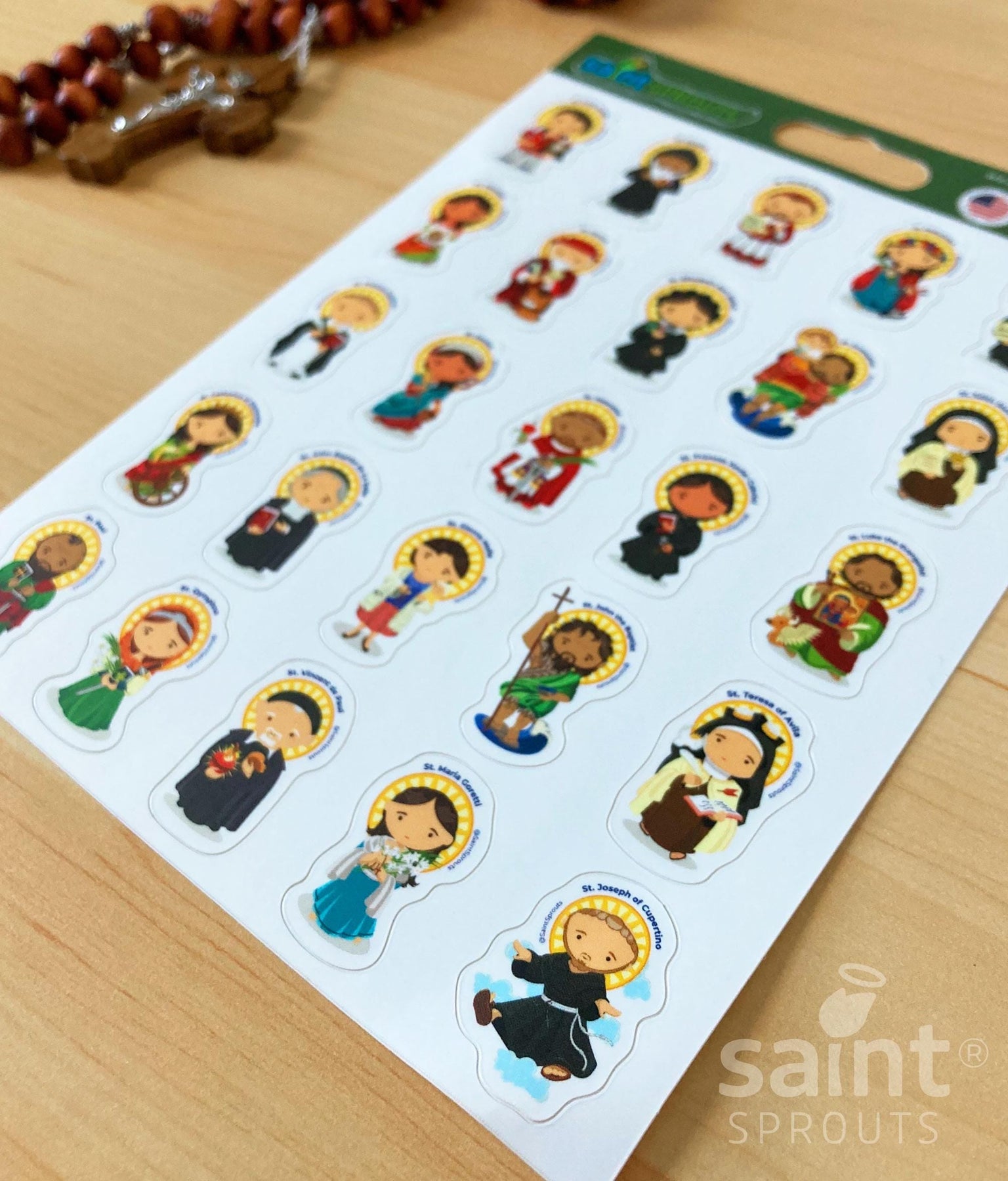 All Saints Sticker Sheet / Bullet Journal Saint Sticker Sheet: Version 3