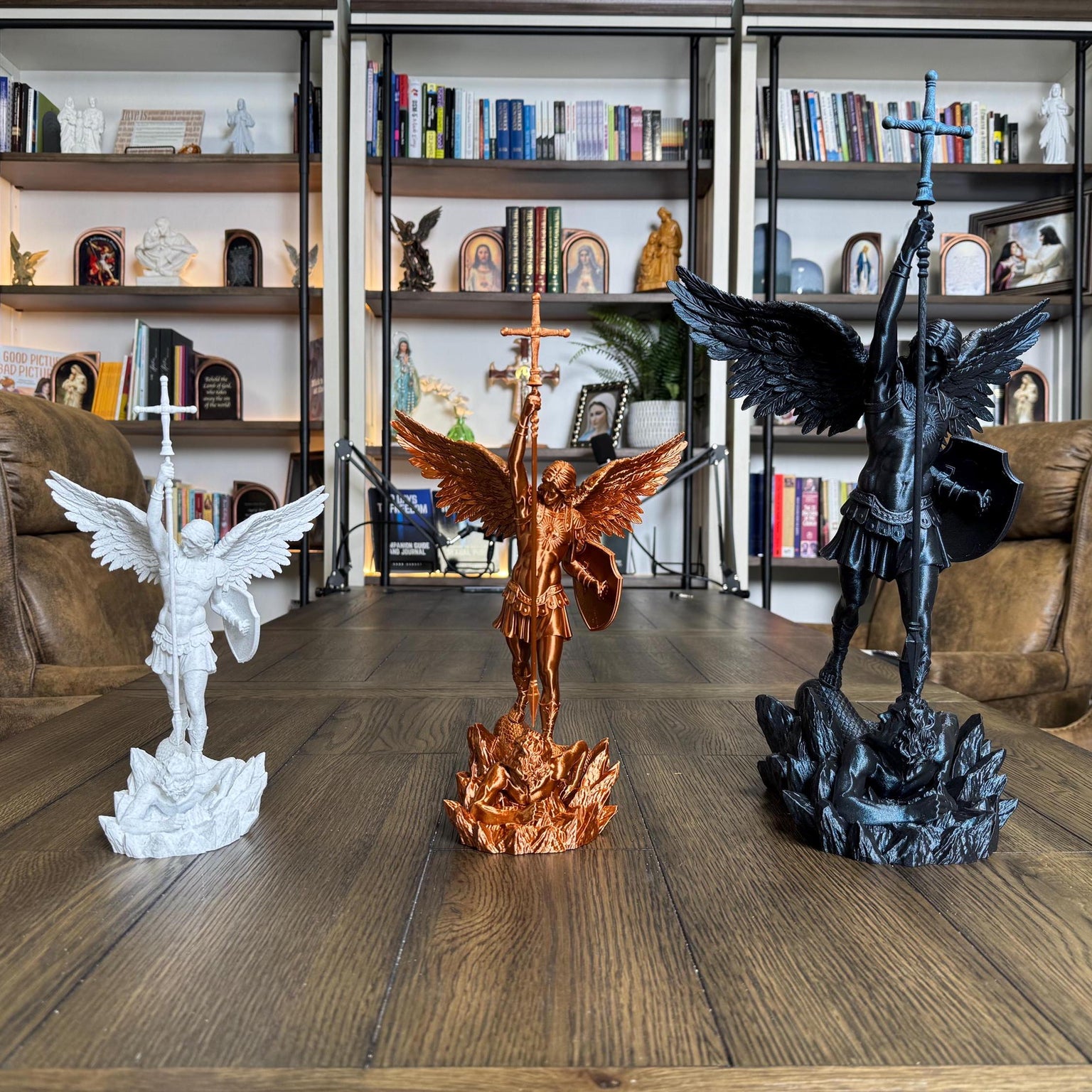 St. Michael the Archangel Statue 3D Printed