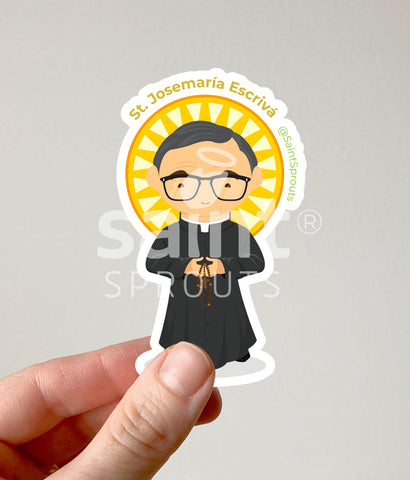 St. Josemaría Escrivá Catholic Sticker –  Opus Dei Sticker