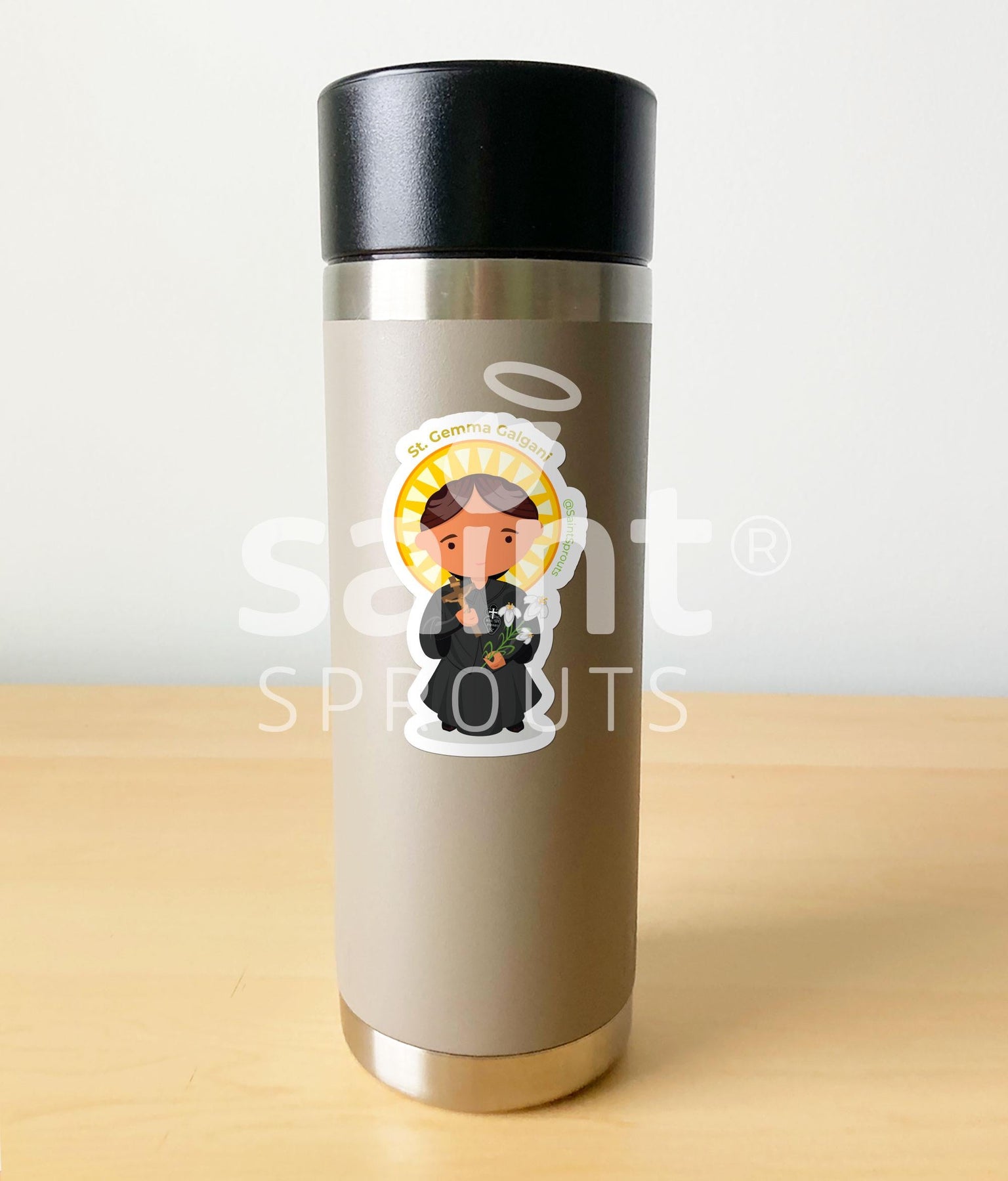 St. Gemma Galgani Catholic Sticker – Catholic Mystic Saint