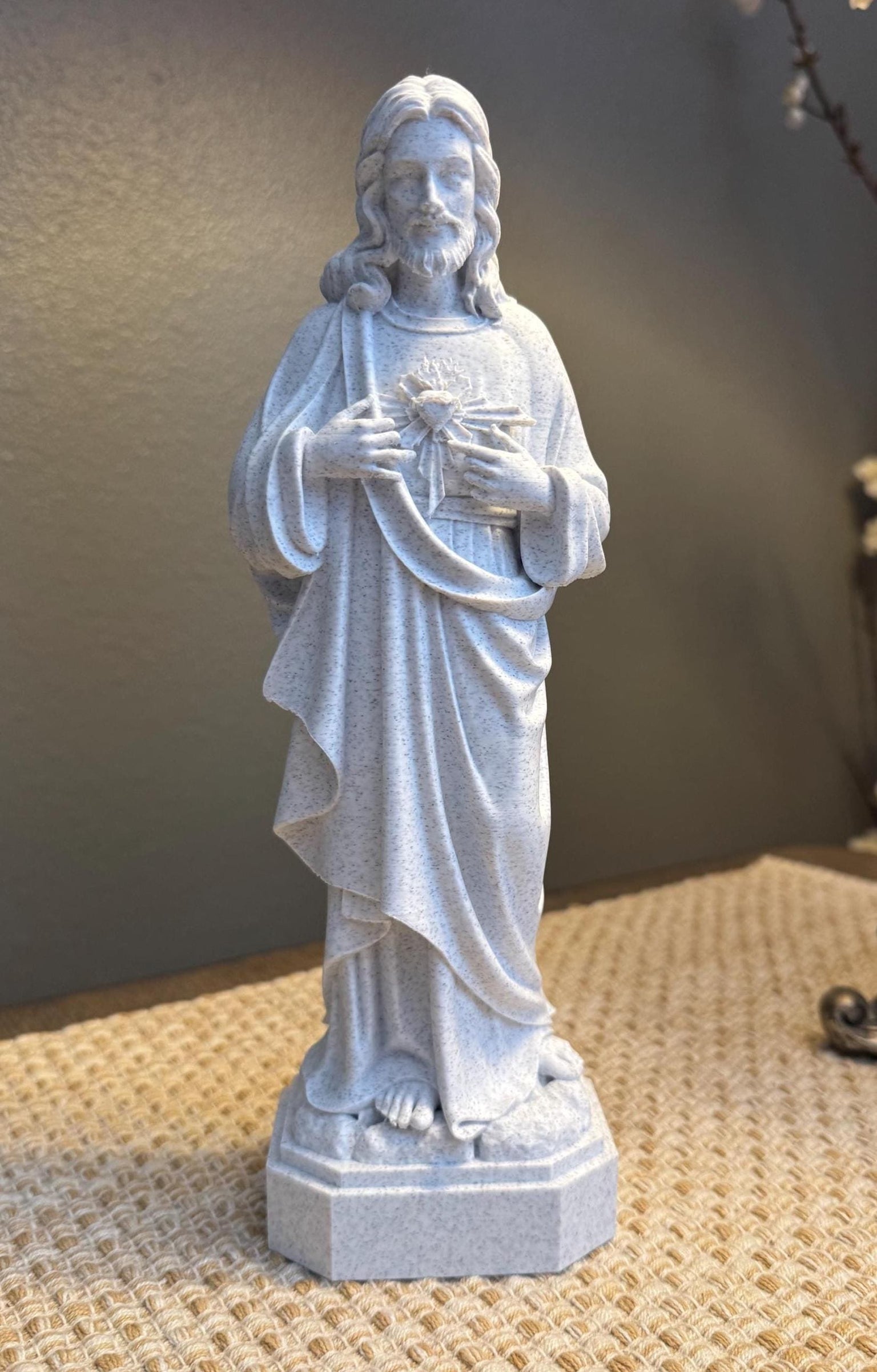 Sacred Heart of Jesus 3D Printed Statue