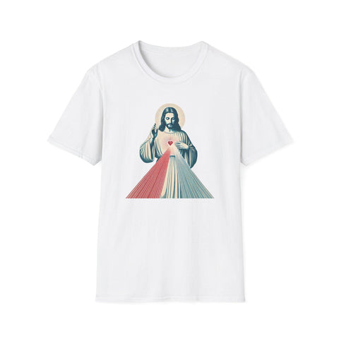 Divine Mercy Graphic TShirt Retro Style