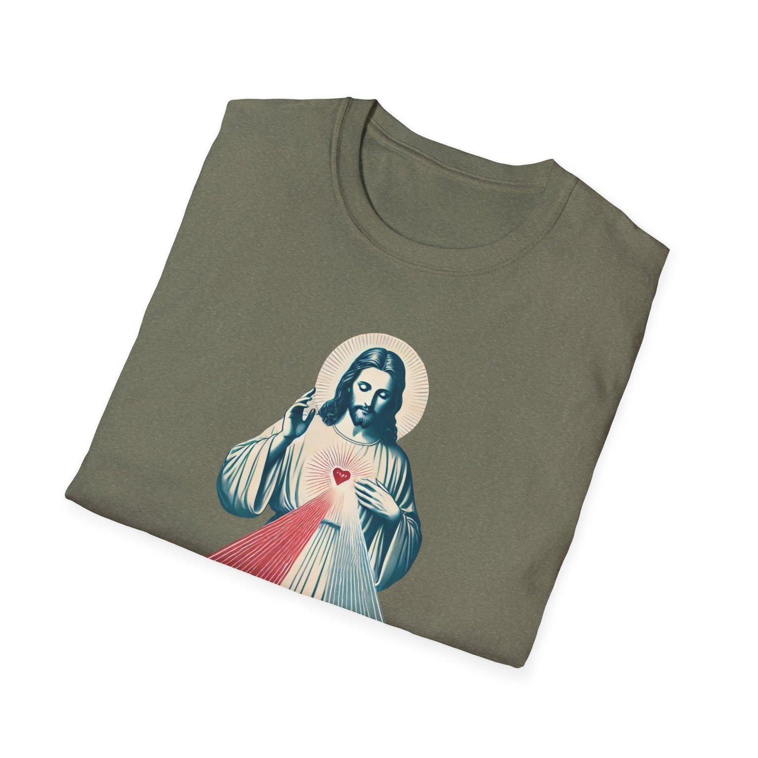 Divine Mercy Graphic TShirt Retro Style