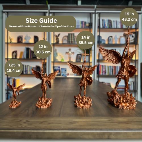 St. Michael the Archangel Statue 3D Printed