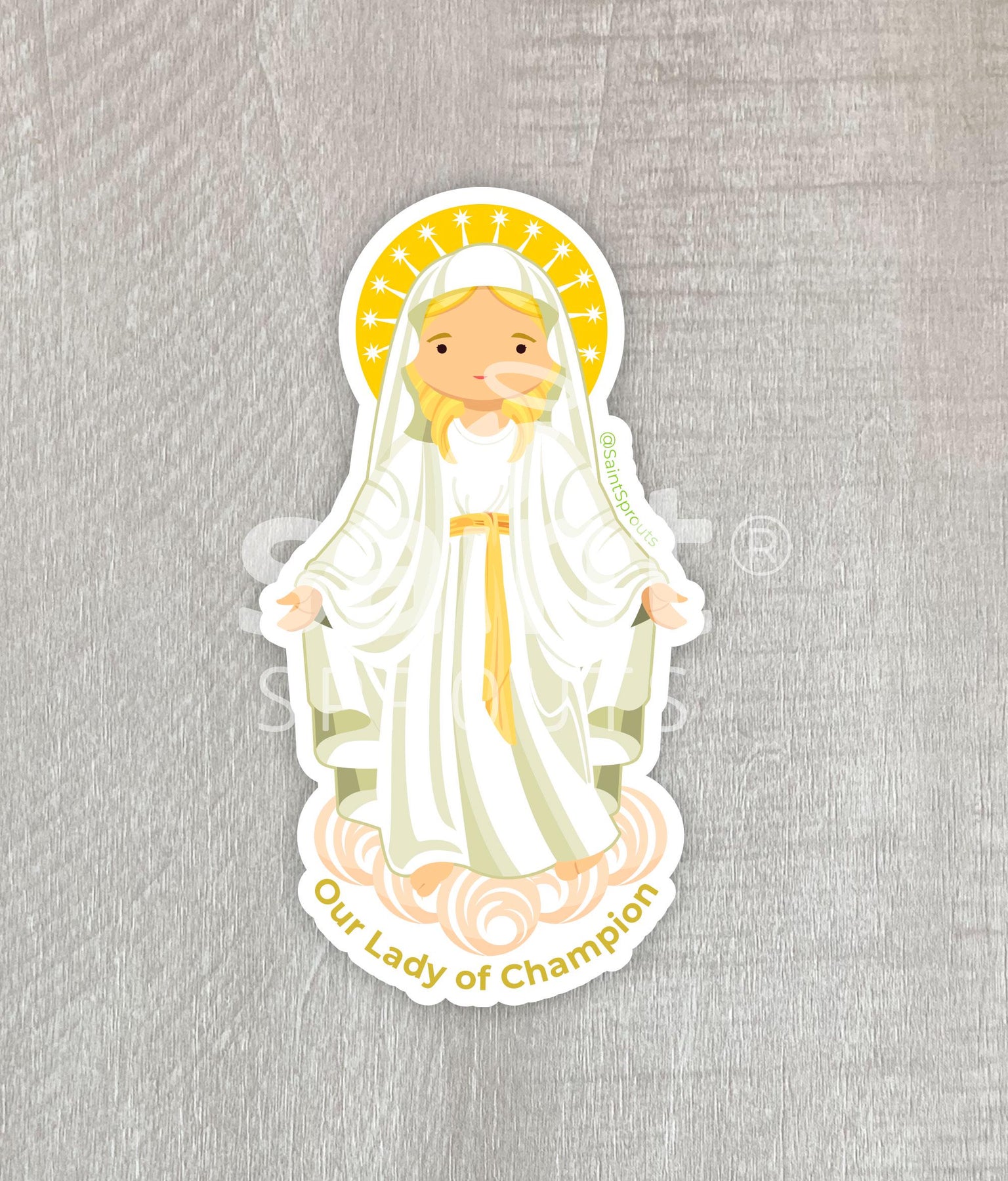 Our Lady of Champion Sticker – Marian Apparition of the United States
