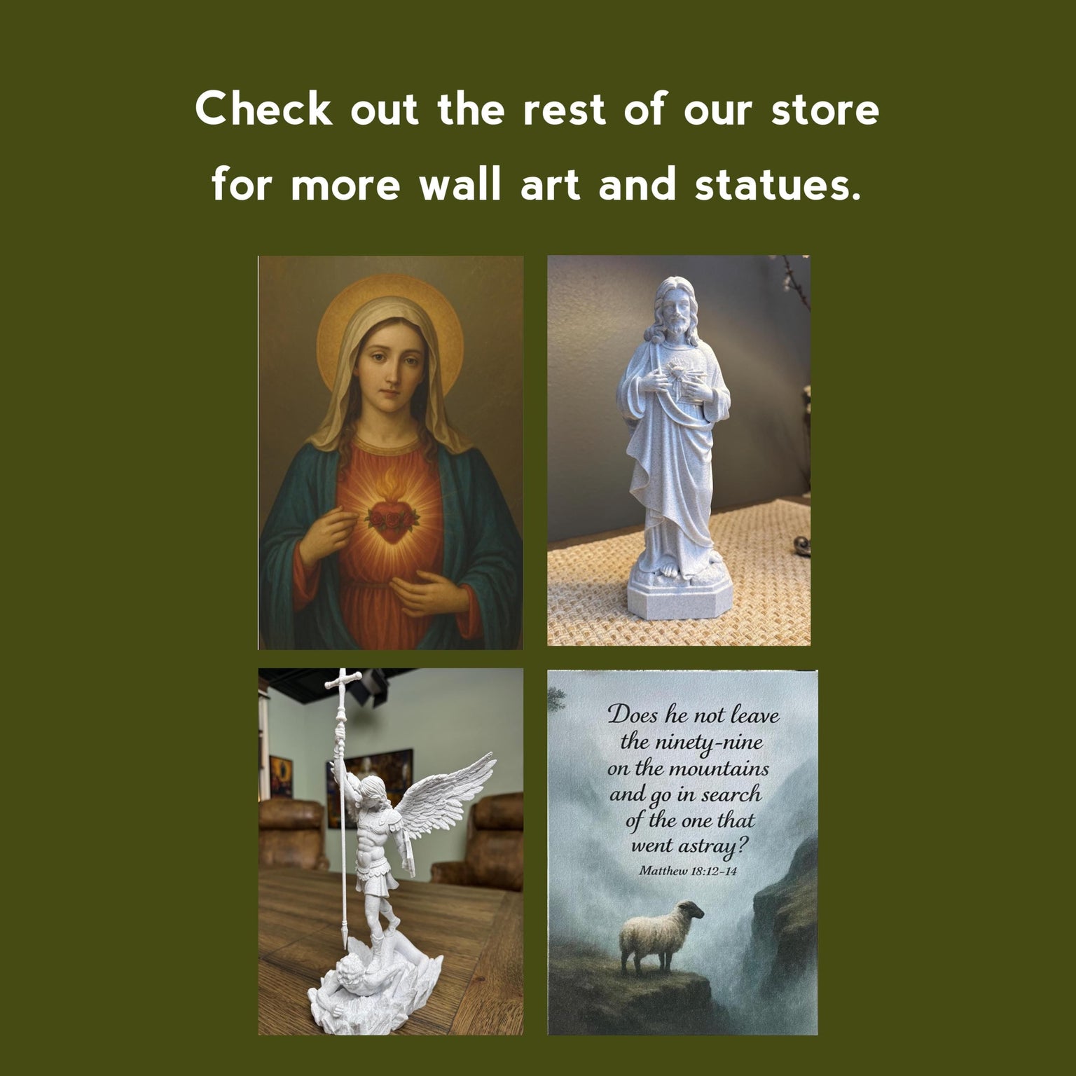 Sacred Heart Framed Wall Decor