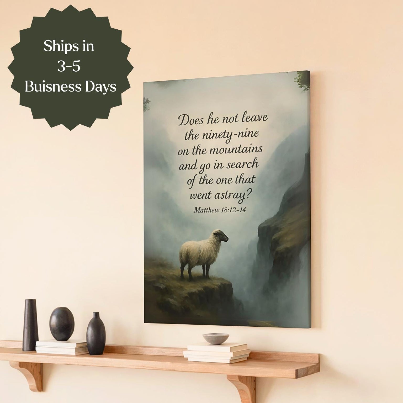 Biblical Canvas Art Decor
