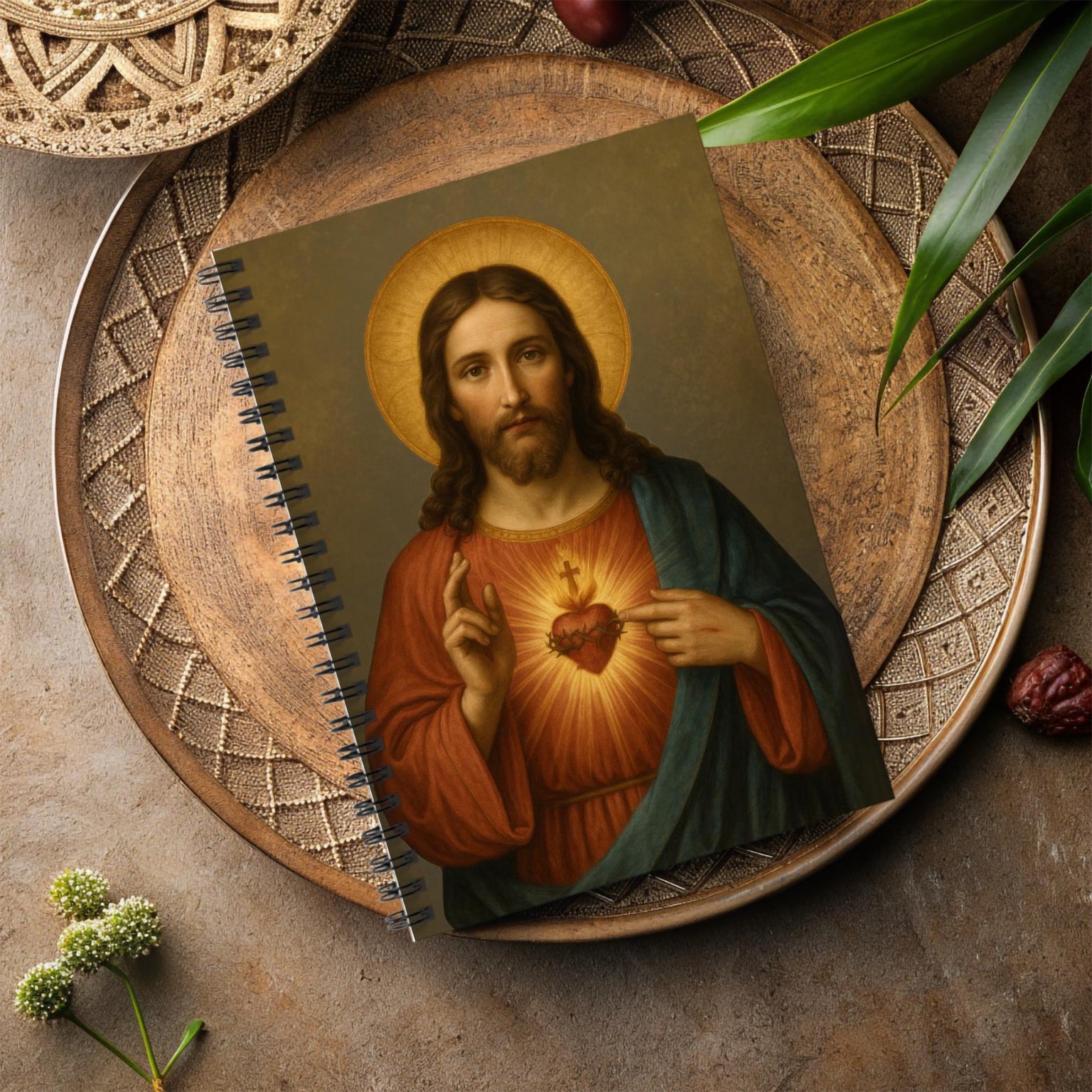 Sacred Heart of Jesus Journal Notebook for Prayer