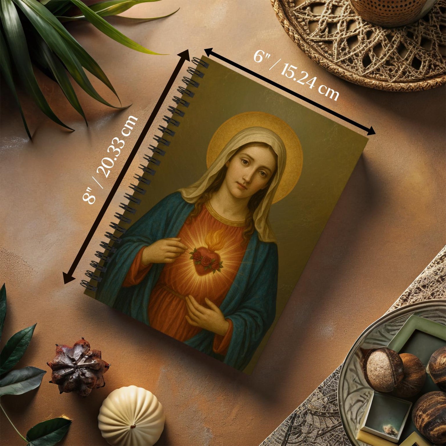 Immaculate Heart of Mary Journal Notebook