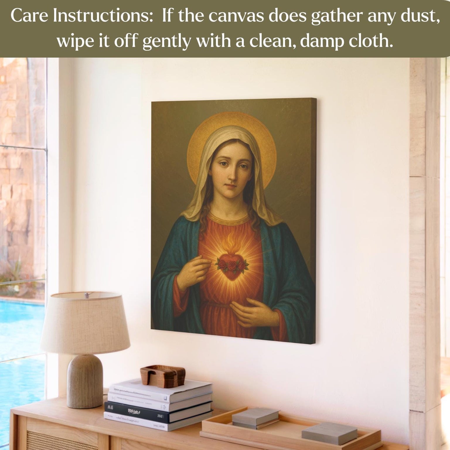 Immaculate Heart of Mary Wall Art Print