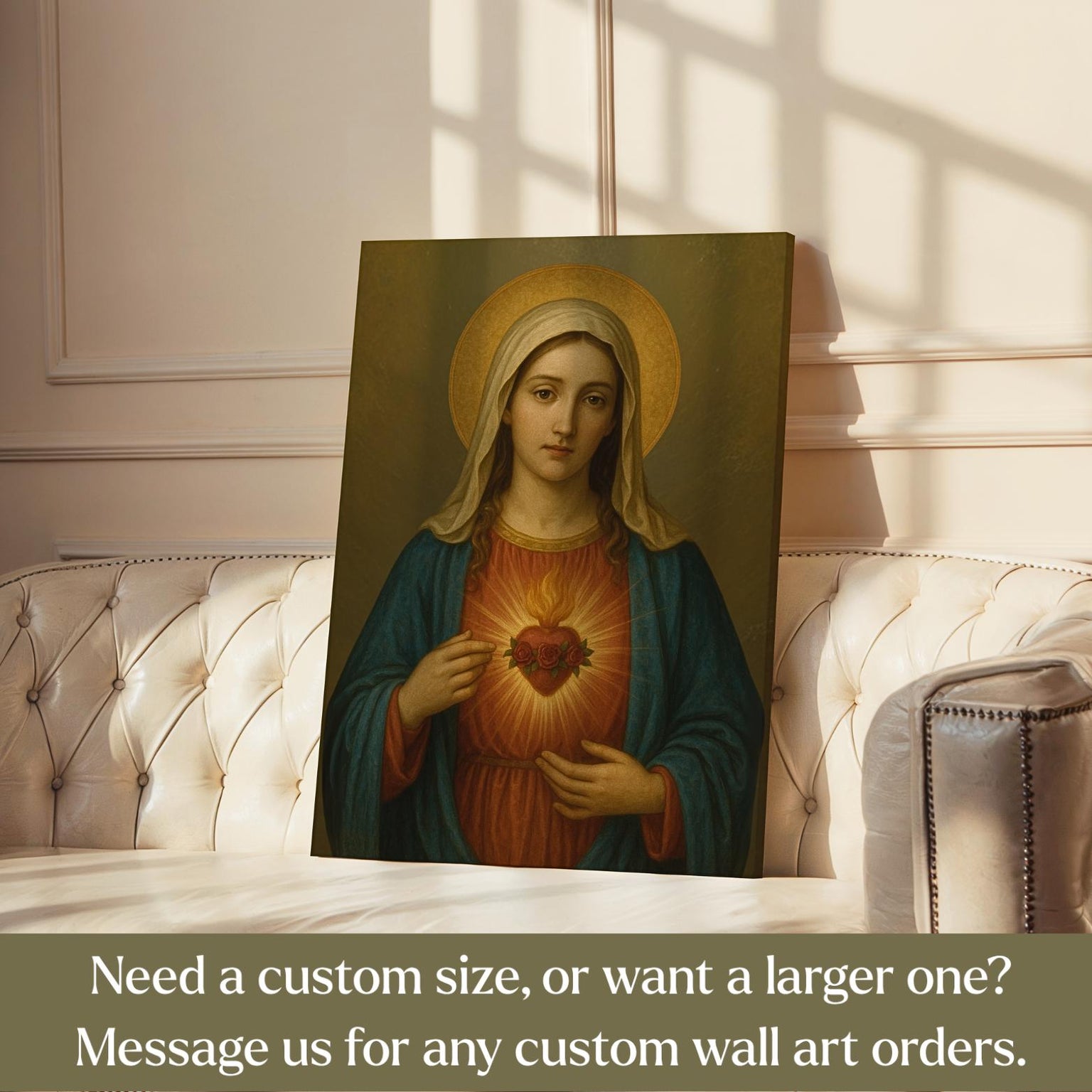 Immaculate Heart of Mary Wall Art Print