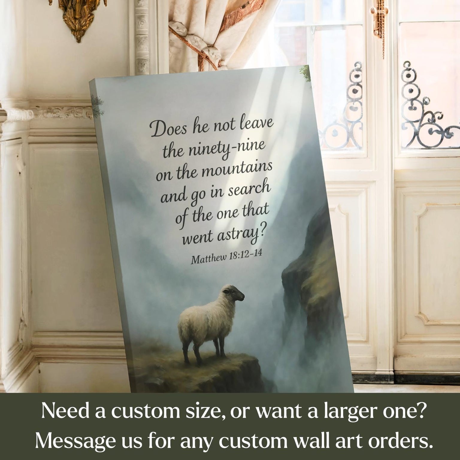 Biblical Canvas Art Decor