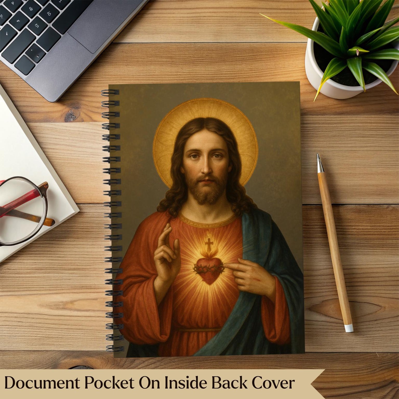 Sacred Heart of Jesus Journal Notebook for Prayer