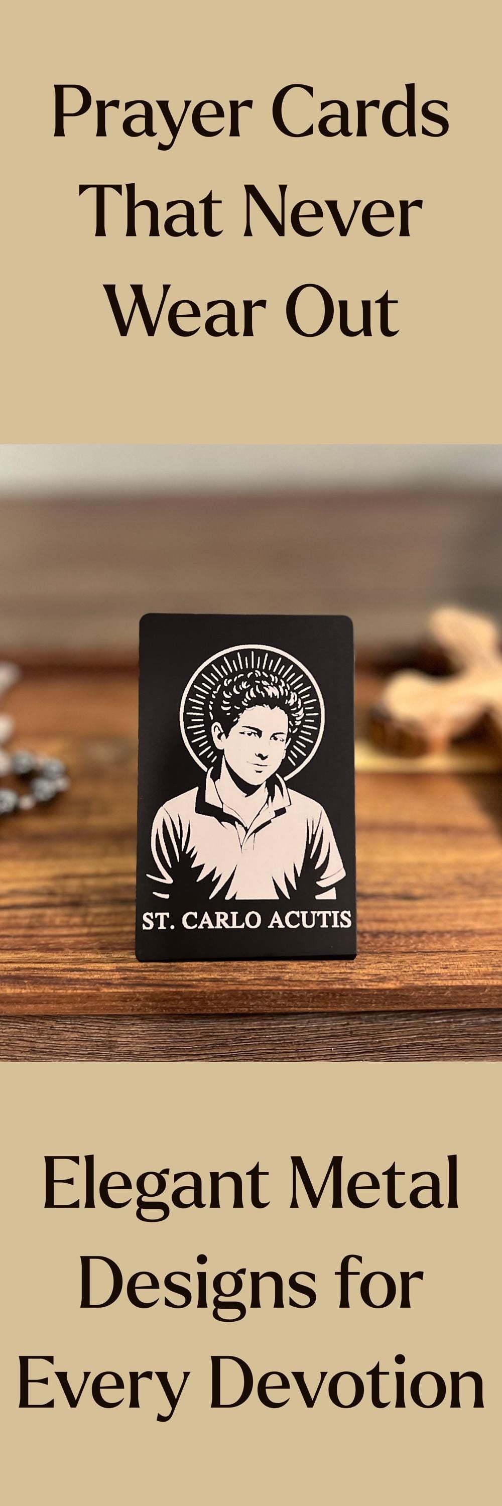 Carlo Acutis Prayer Card