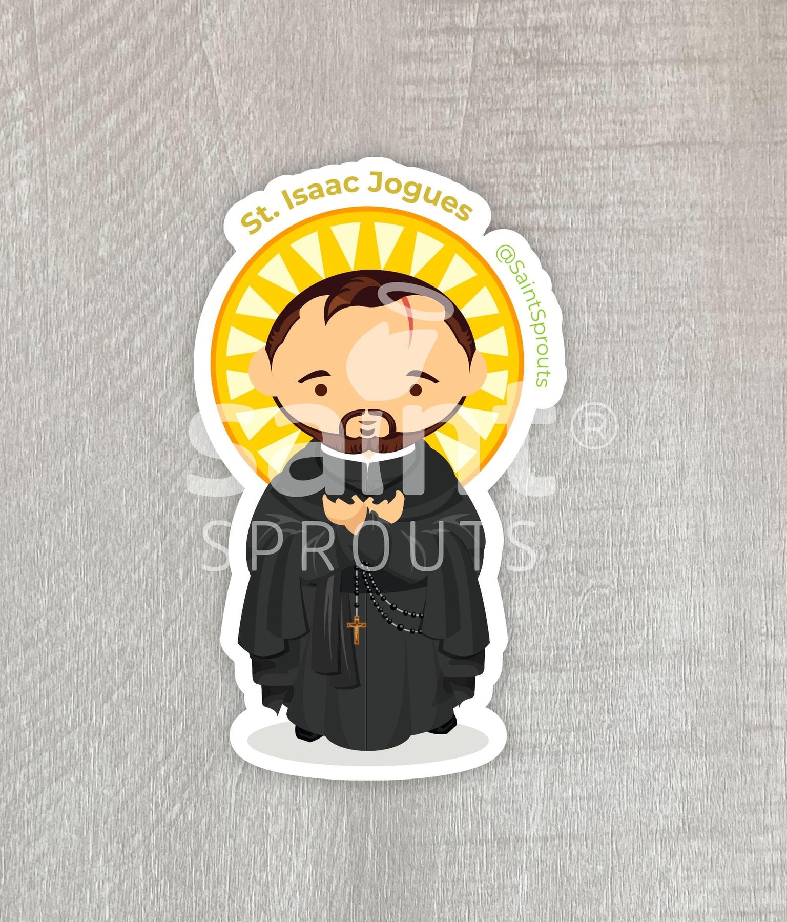 St. Isaac Jogues Catholic Magnet - North American Martyr - Patron of Missionaries