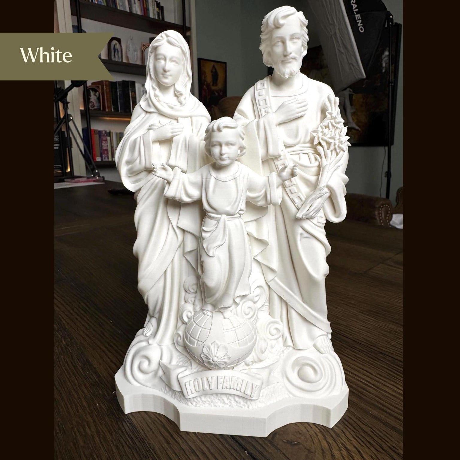 Holy Family Statue Display Stand Alone