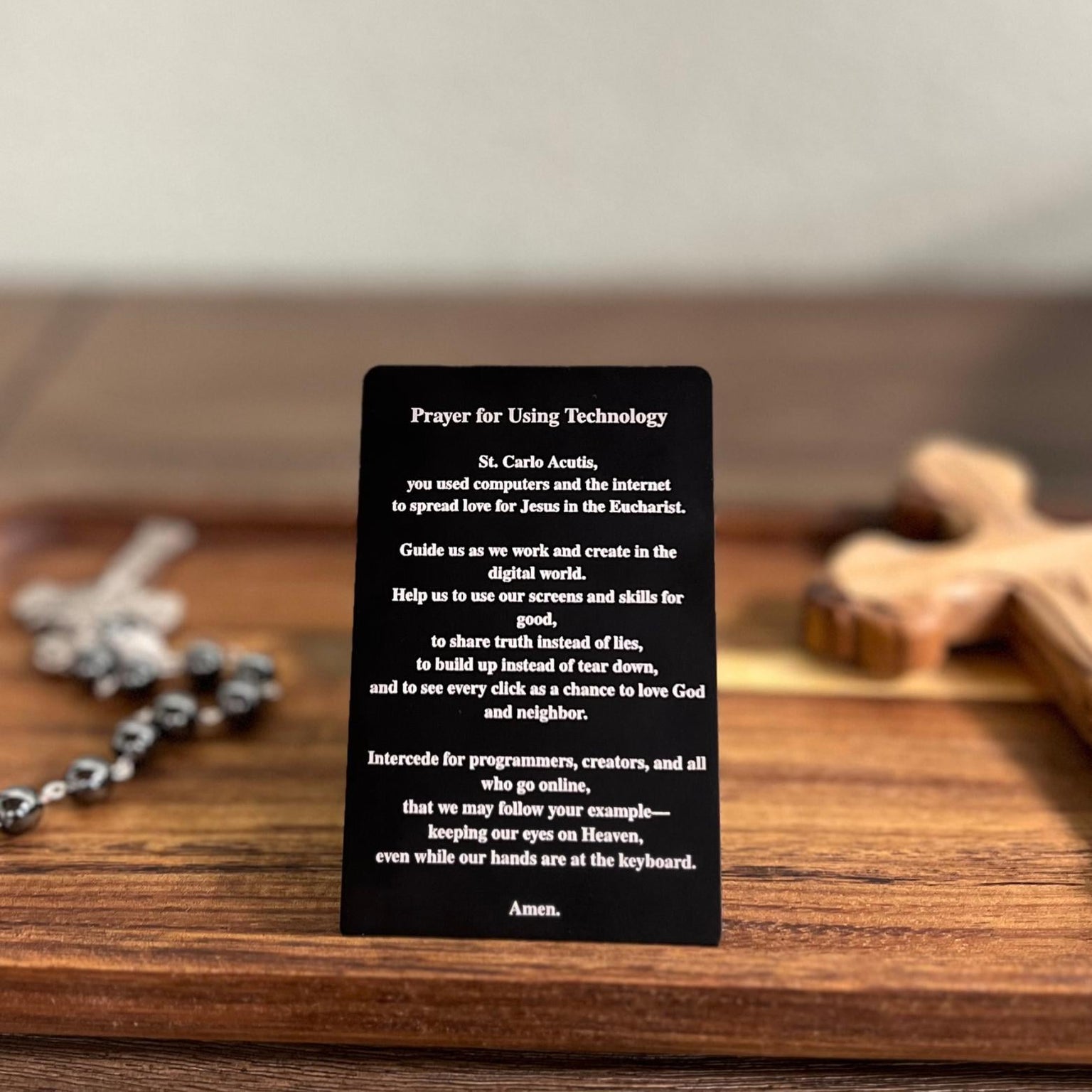 Carlo Acutis Prayer Card