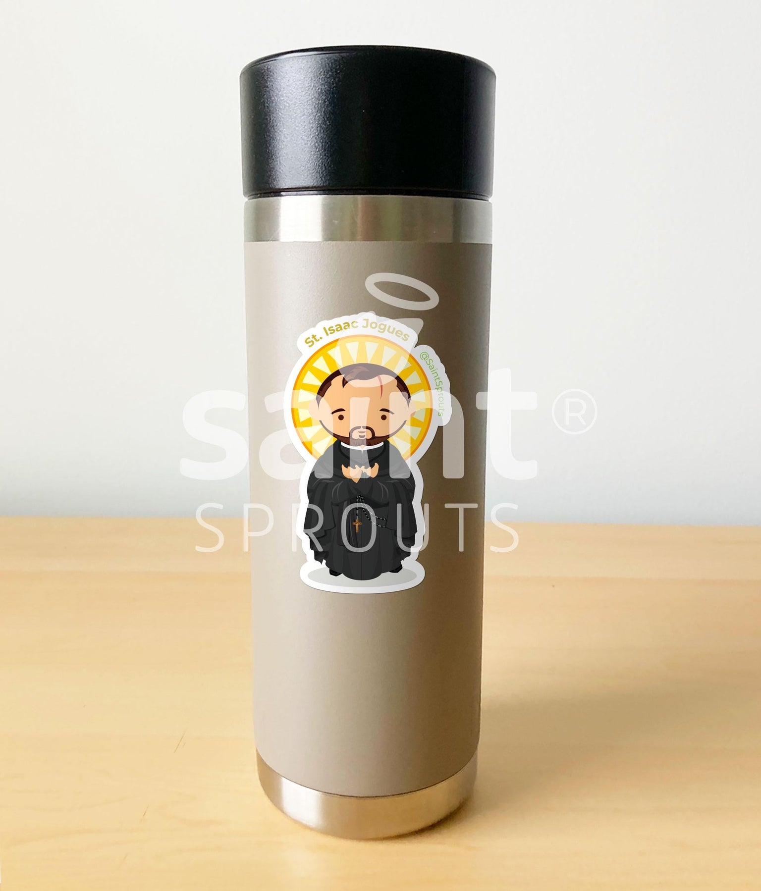 St. Isaac Jogues Catholic Sticker - North American Martyr - Patron of Missionaries