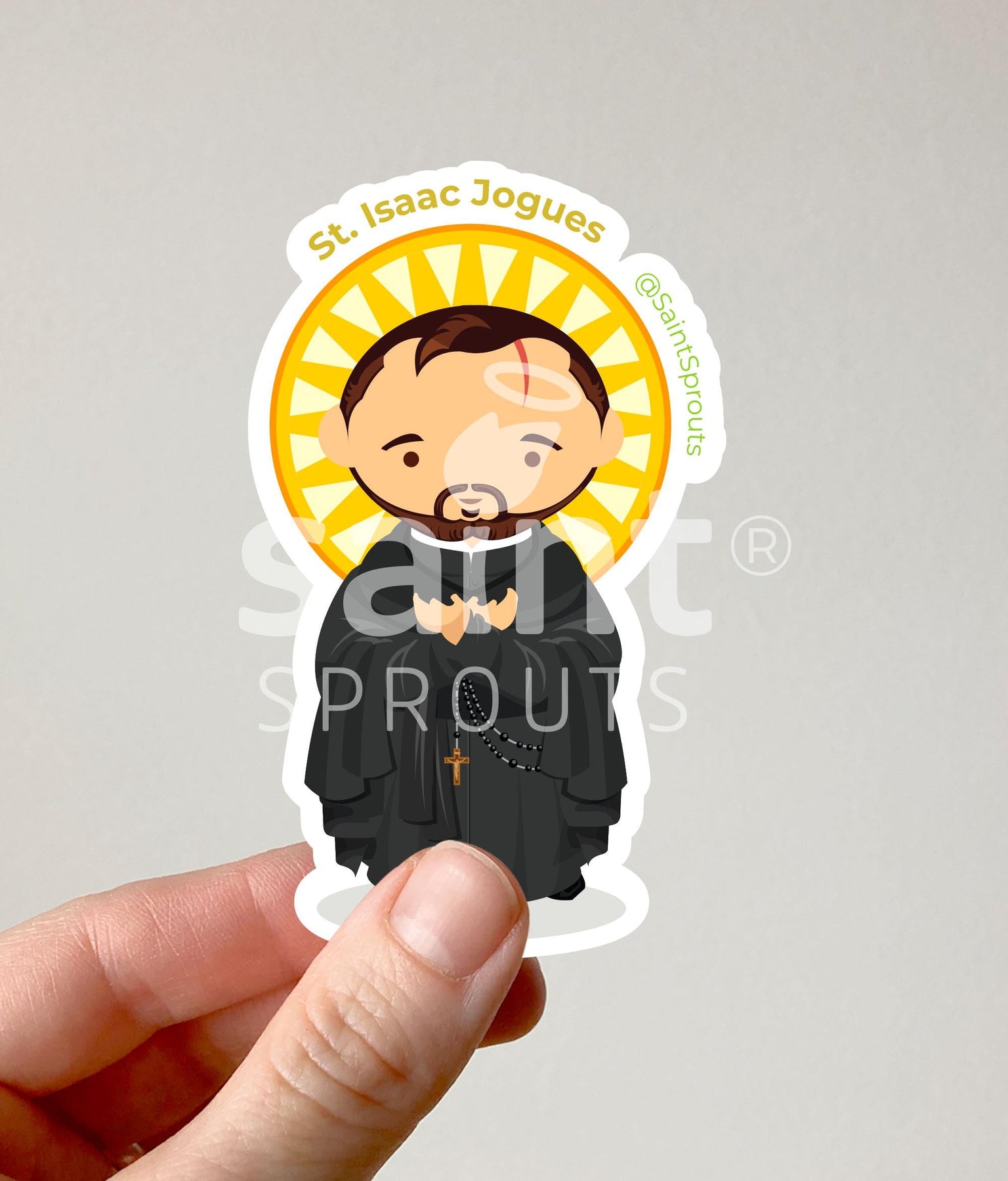 St. Isaac Jogues Catholic Magnet - North American Martyr - Patron of Missionaries