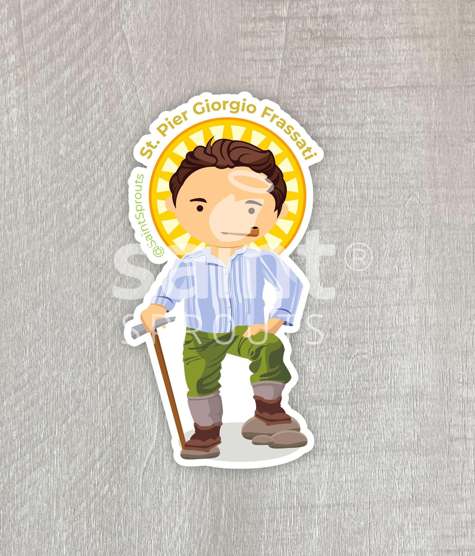 St. Pier Giorgio Frassati Catholic Magnet – “Verso l’Alto” Inspiration for Youth
