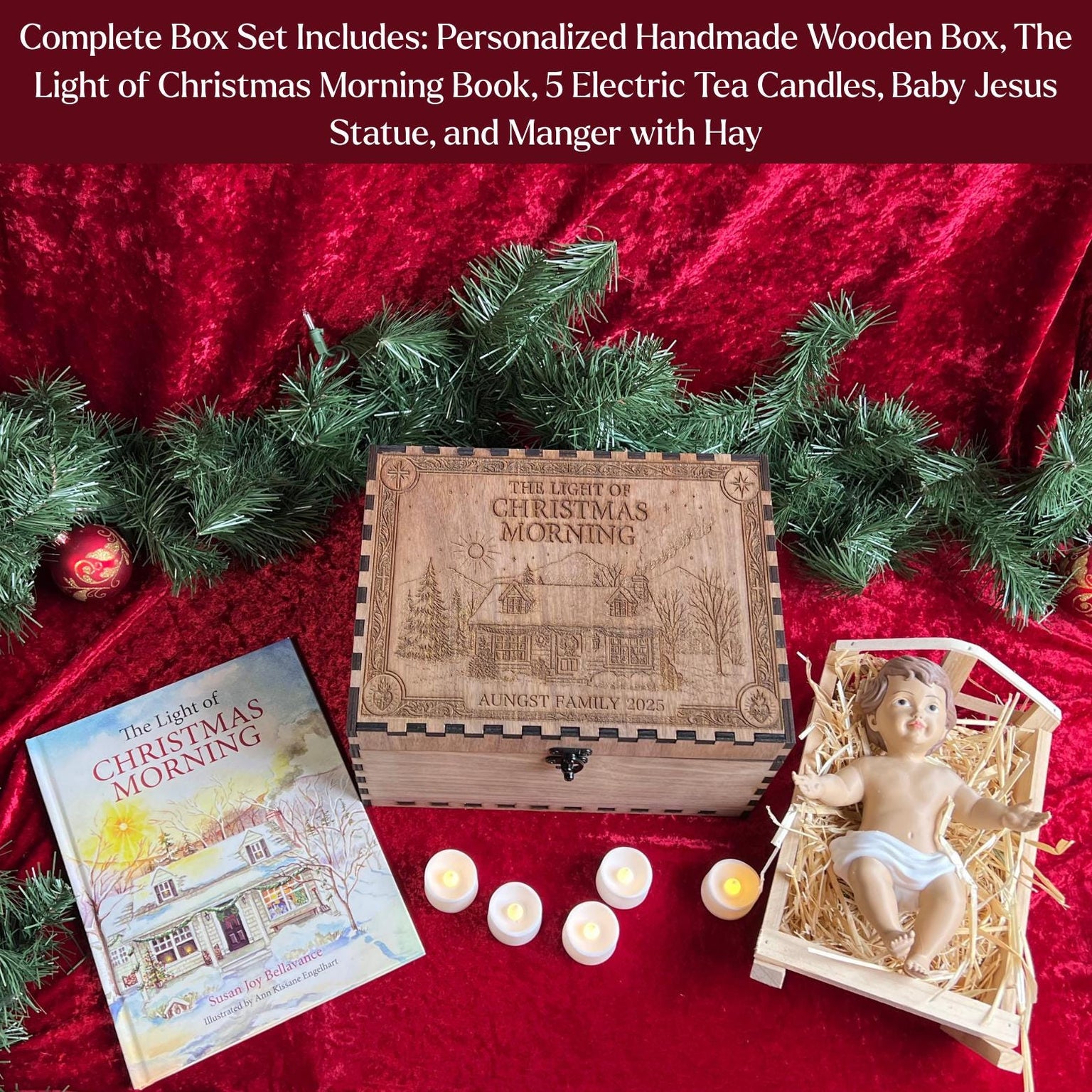 Christmas Tradition Family Activity Personalizable Box Set