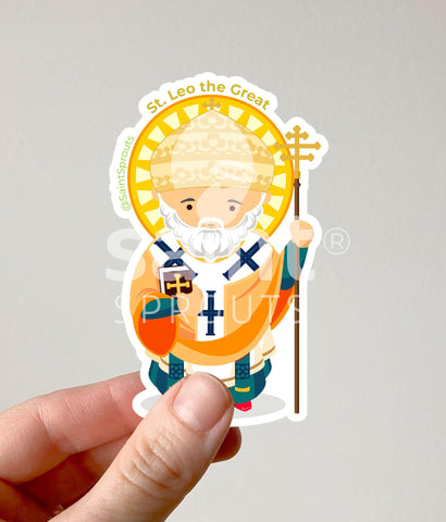 St. Leo the Great Catholic Sticker - Doctor of the Church