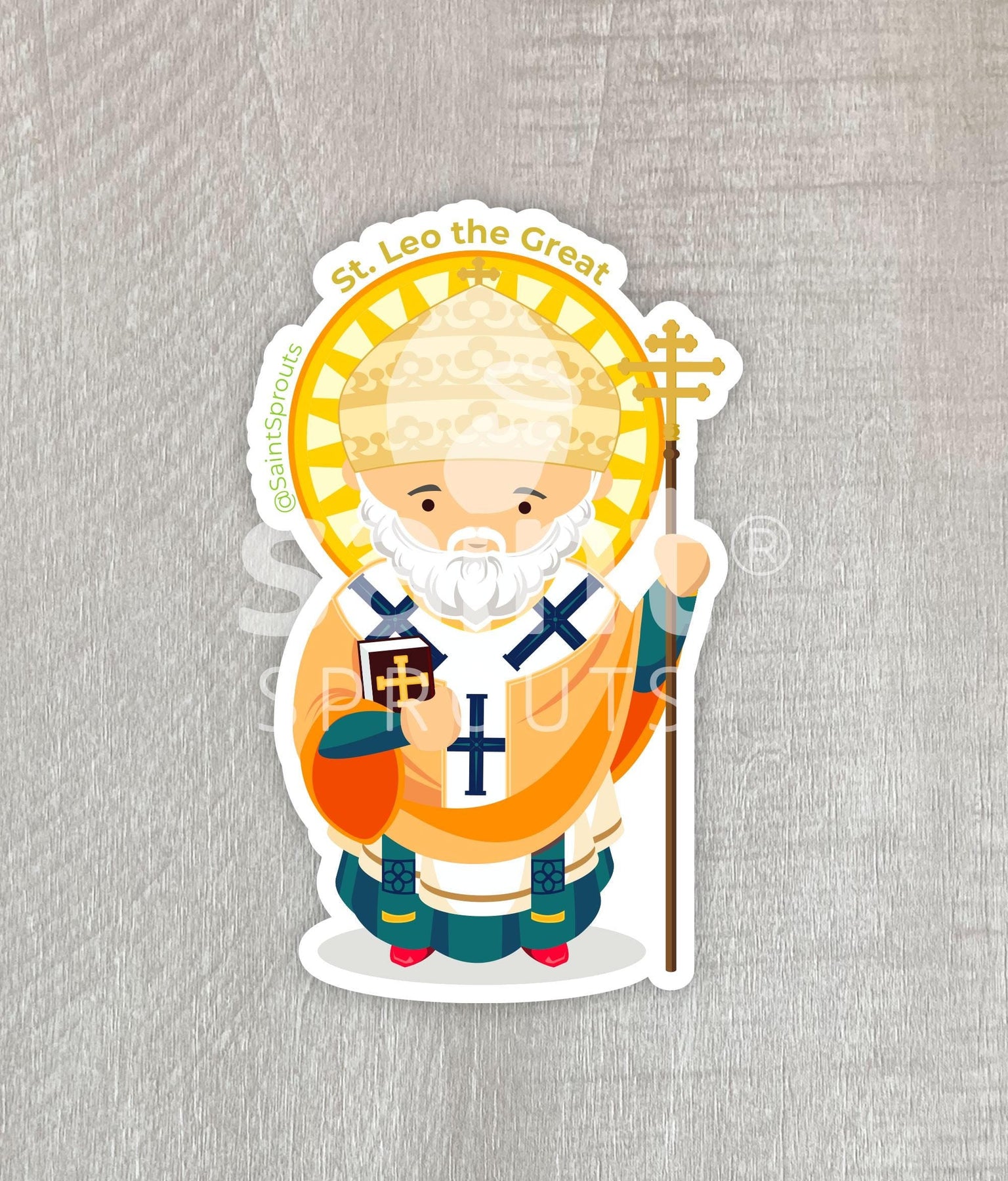 St. Leo the Great Catholic Sticker - Doctor of the Church