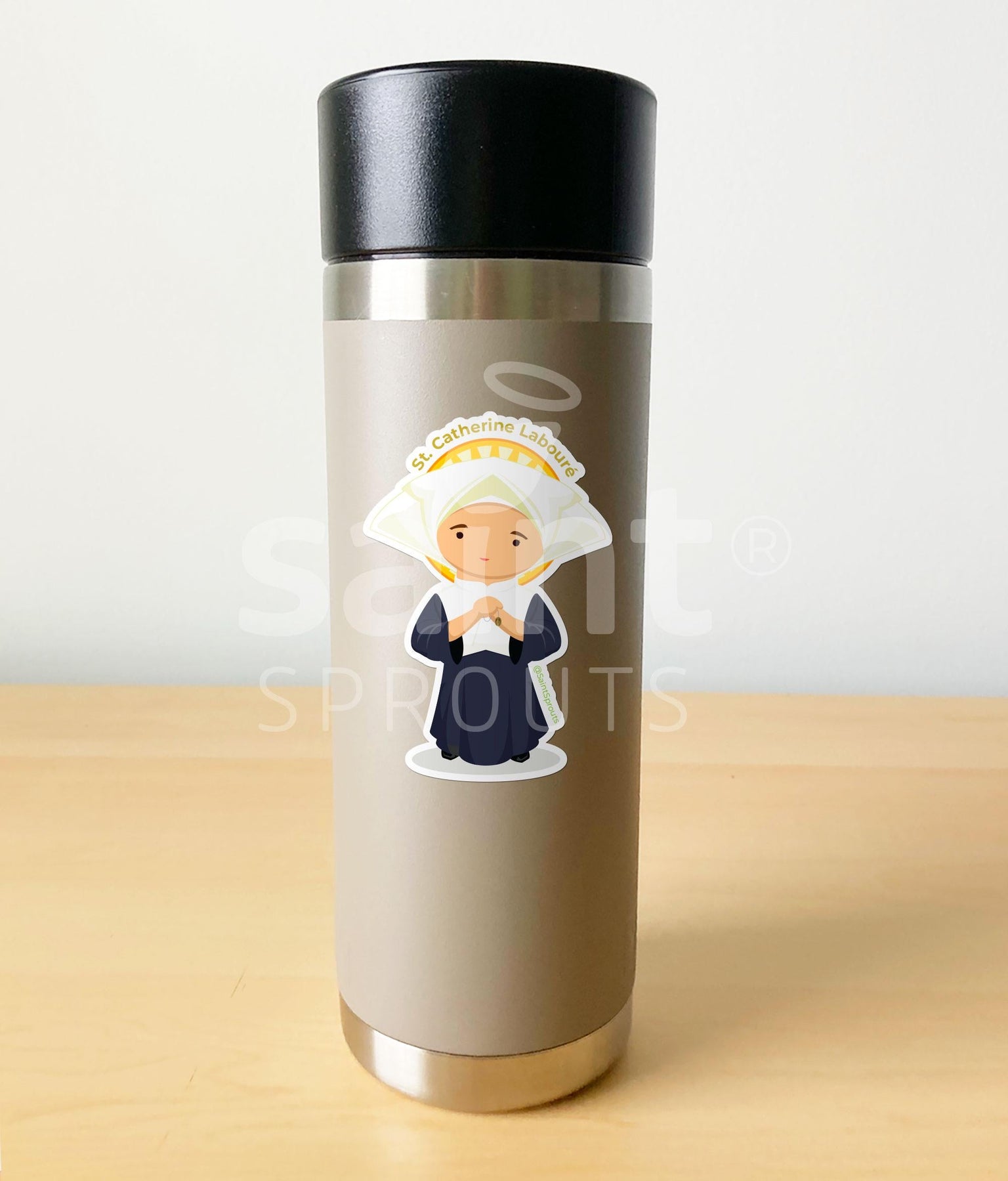 St. Catherine of Laboure Catholic Sticker - Miraculous Medal Saint