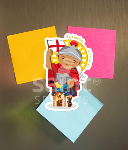 St. Florian Catholic Magnet - Patron of Firefighters