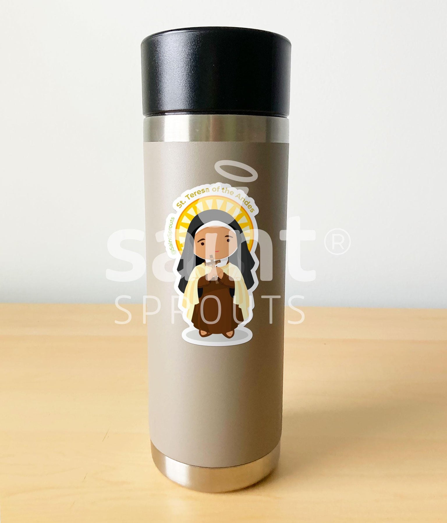 St. Teresa of the Andes Catholic Sticker - Patron of Young People